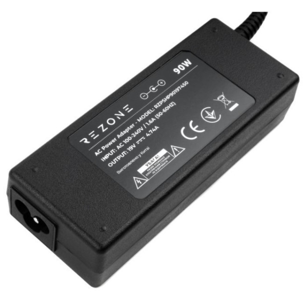 Блок живлення до ноутбуку Rezone HP 90W 19V 4.74A 7.4*5.0 (RZPSHP90197450) 98_98.jpg - фото 4