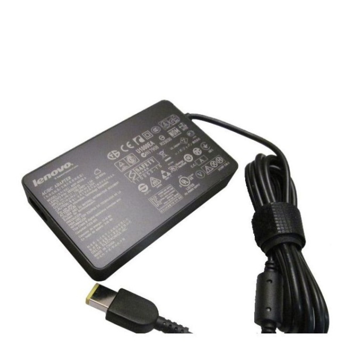 Блок питания к ноутбуку Lenovo 65W 20V, 3.25A, разъем прямоугольный (pin inside), Slim-корп (ADP-65XB A) 98_98.jpg - фото 2