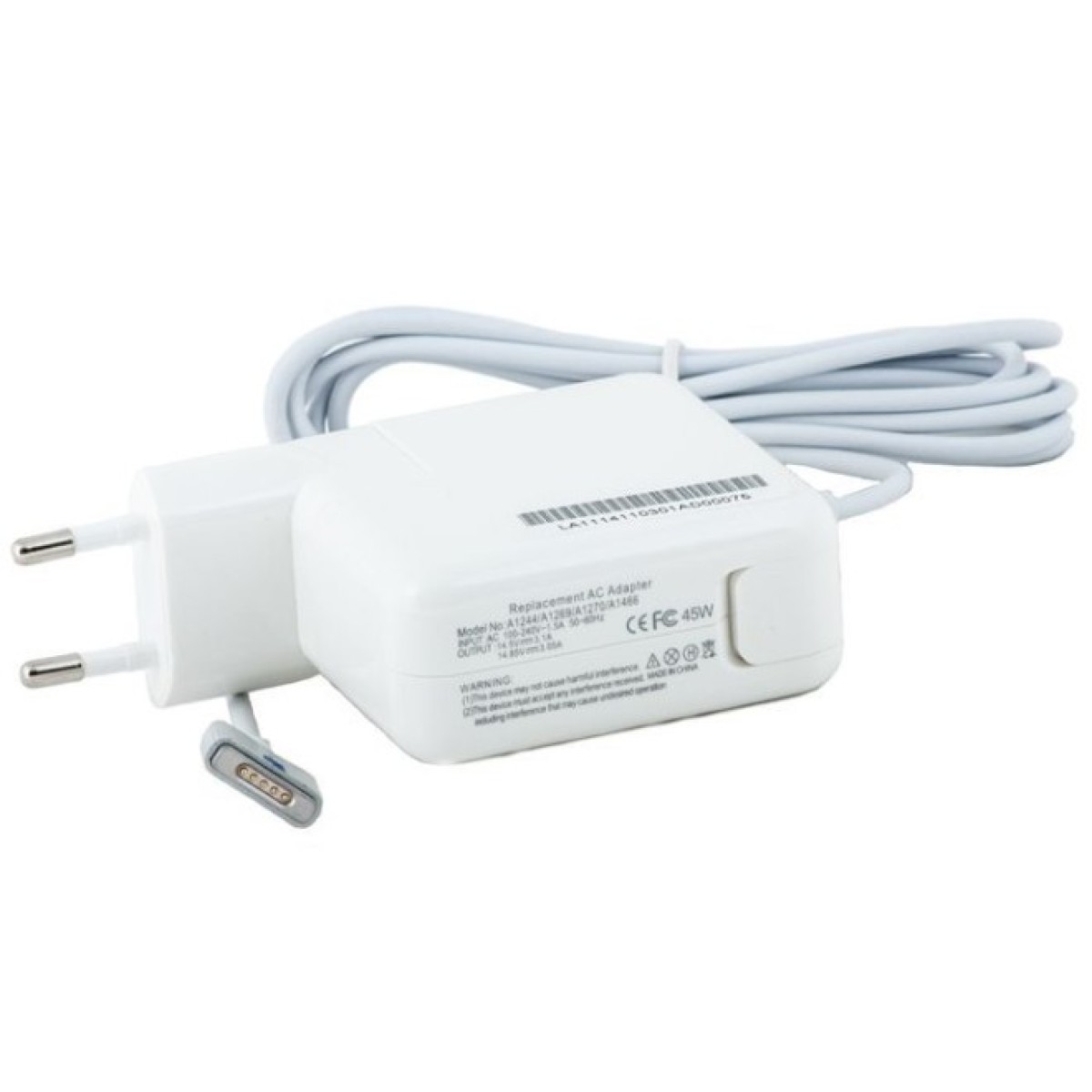 Блок питания к ноутбуку PowerPlant APPLE 220V, 45W: 14.85V 3.05A (MagSafe 2) (AP45KMAG2) 256_256.jpg