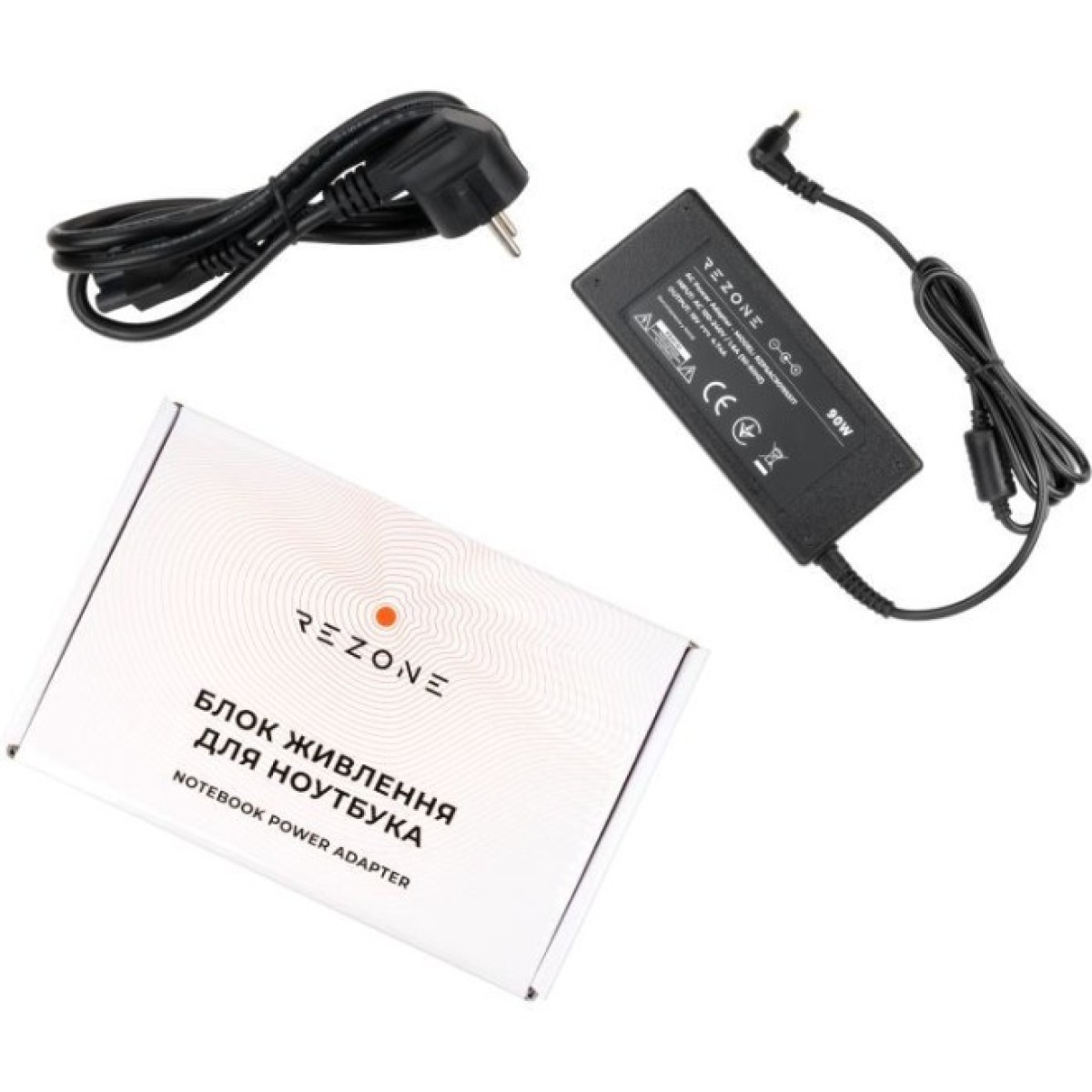 Блок живлення до ноутбуку Rezone ACER 90W 19V 4.74A 5.5*1.7 (RZPSAC90195517) 256_256.jpg