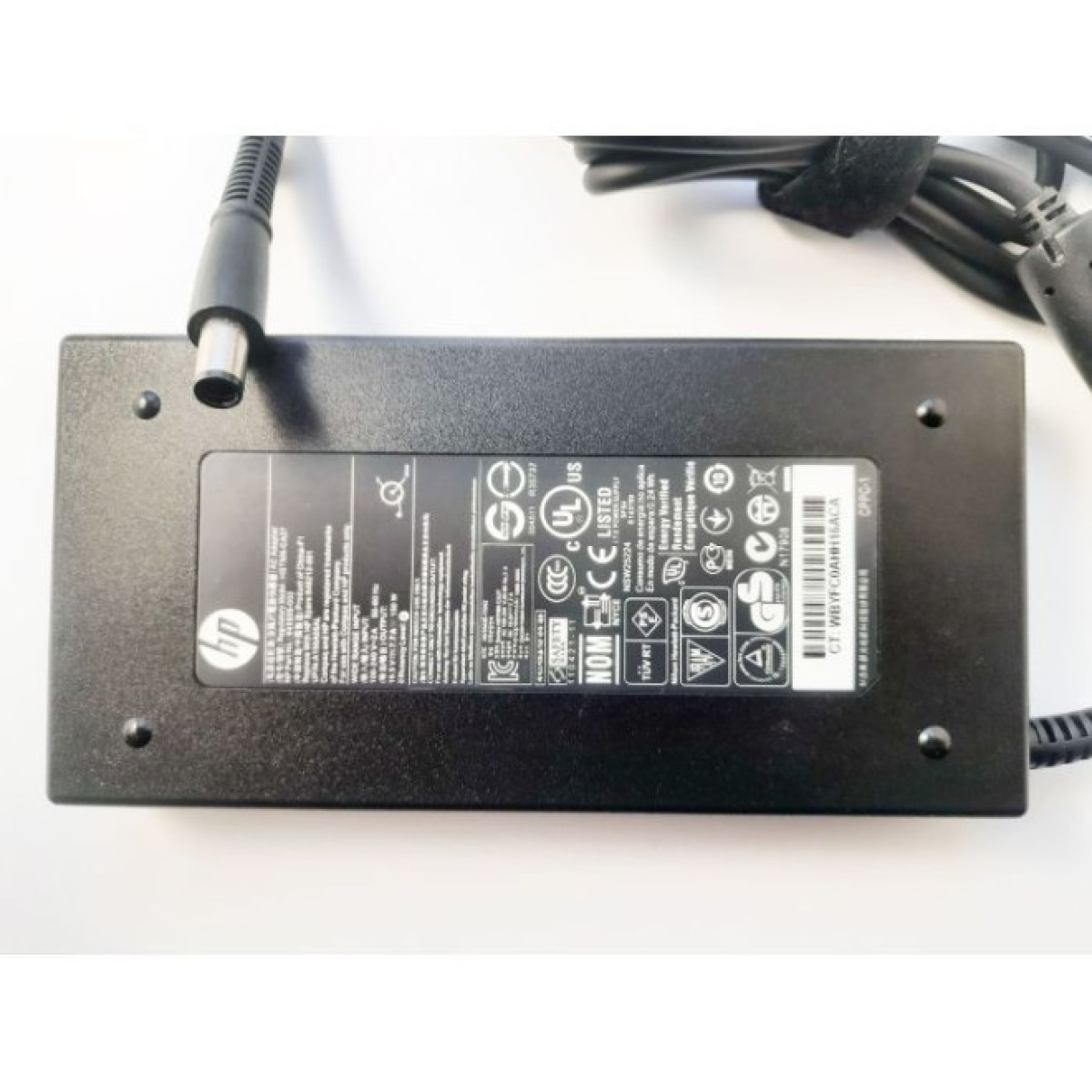 Блок живлення до ноутбуку HP 150W 19.5V, 7.7A, роз'єм 7.4/5.0 (pin inside), Slim-корпус (HSTNN-CA27 / A40324) 98_98.jpg - фото 2