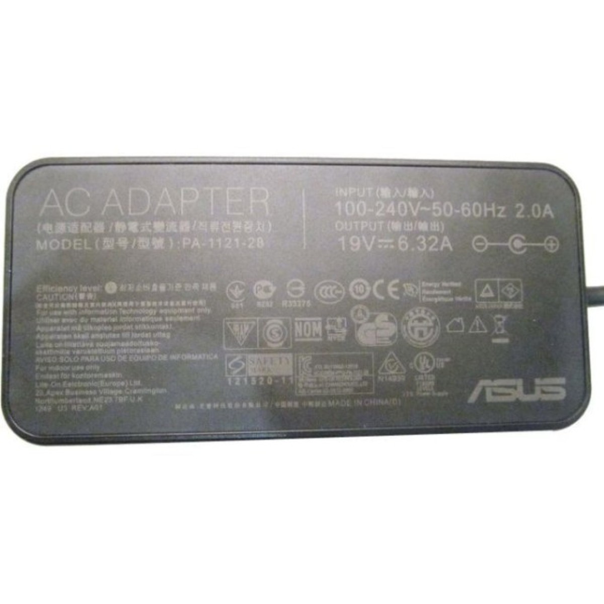 Блок питания к ноутбуку ASUS 120W 19V, 6.32A, разъем 5.5/2.5, Slim-корпус (ADP-120RH) 98_98.jpg - фото 2