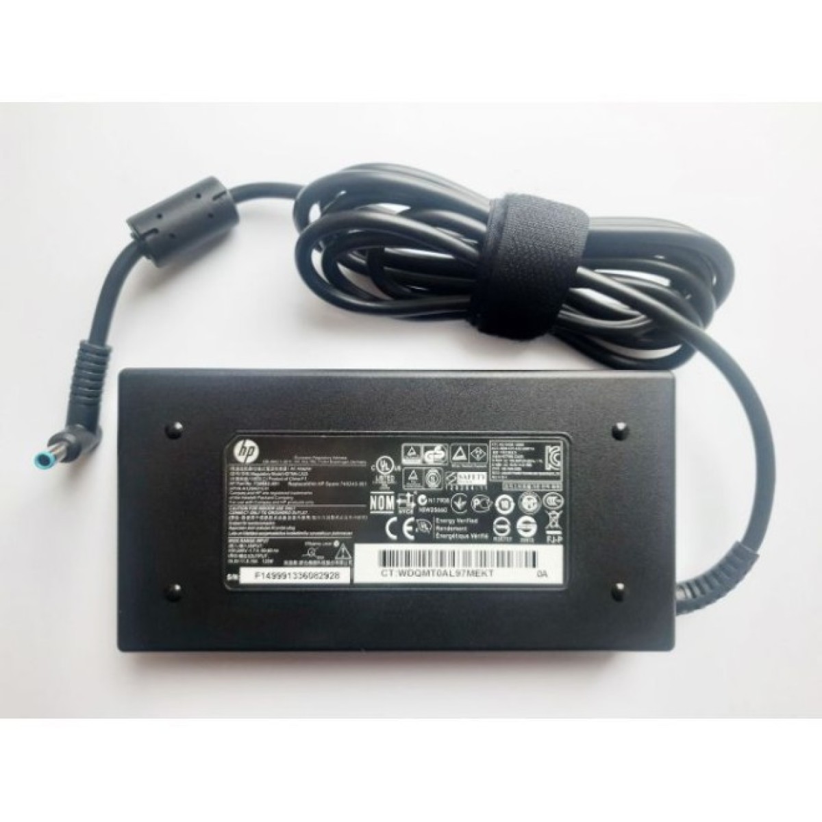 Блок живлення до ноутбуку HP 120W 19.5V, 6.15A, роз'єм 4.5/3.0 (pin inside), Slim-корпус (HSTNN-CA25 / A40322) 256_256.jpg