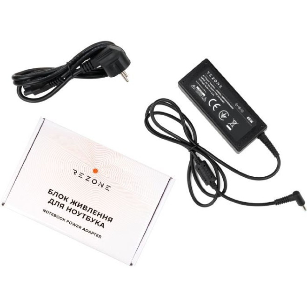 Блок живлення до ноутбуку Rezone HP 65W 18.5V 3.5А 4.5*3.0 (RZPSHP65184530) 256_256.jpg