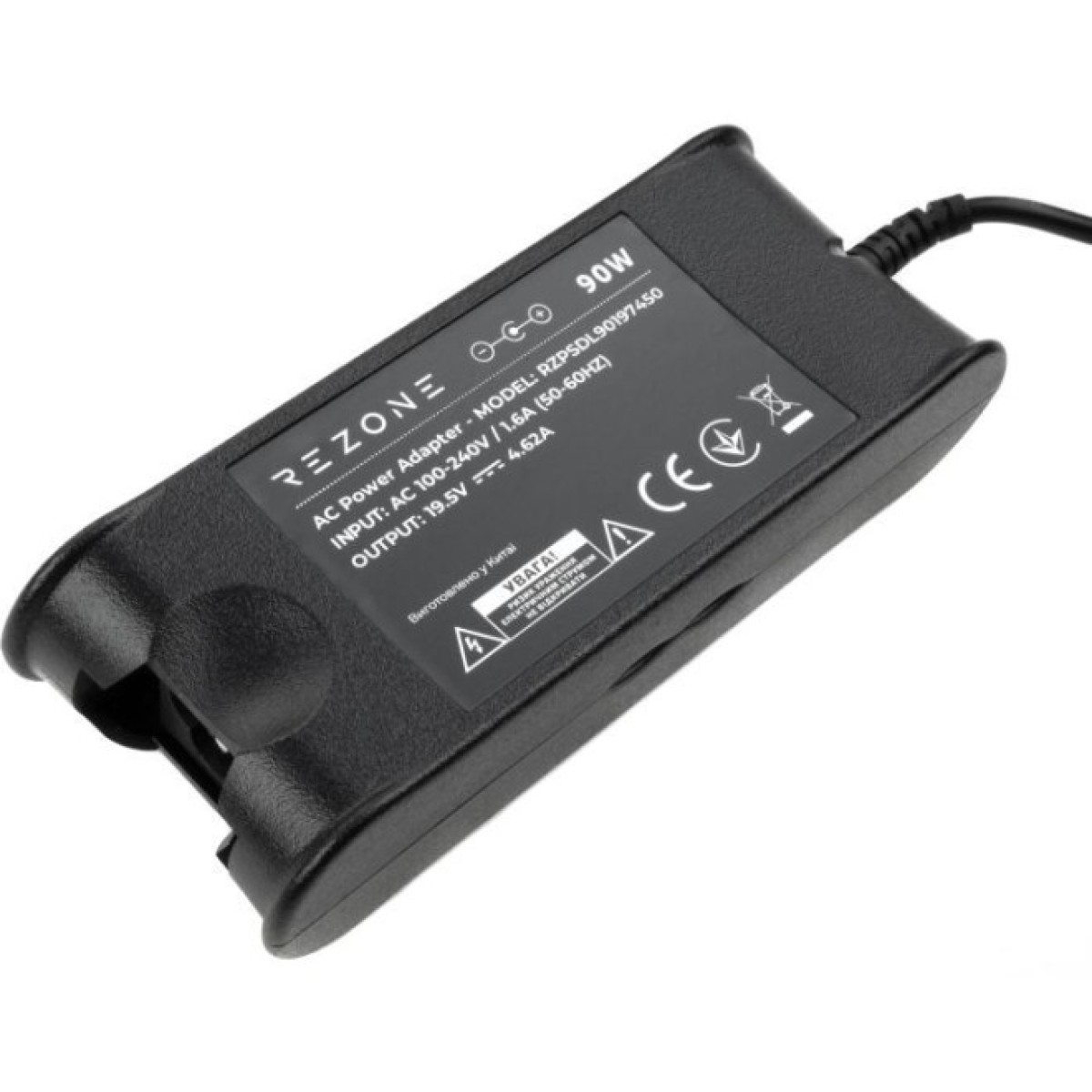 Блок живлення до ноутбуку Rezone DELL 90W 19.5V 4.62A 7.4*5.0 (RZPSDL90197450) 98_98.jpg - фото 2