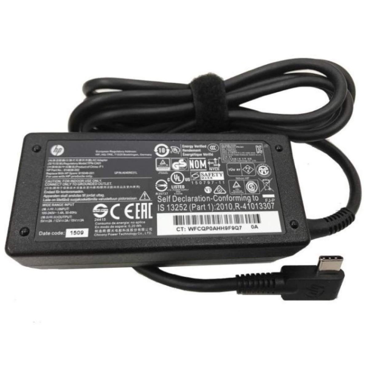 Блок живлення до ноутбуку HP 45W 15V, Type-C (TPN-CA01 / A40255) 256_256.jpg