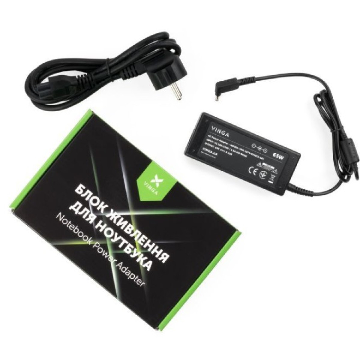 Блок питания к ноутбуку Vinga ASUS 65W 19V 3,42A 4.0 *1.35 (VPA-1934-AS4013-101) 256_256.jpg