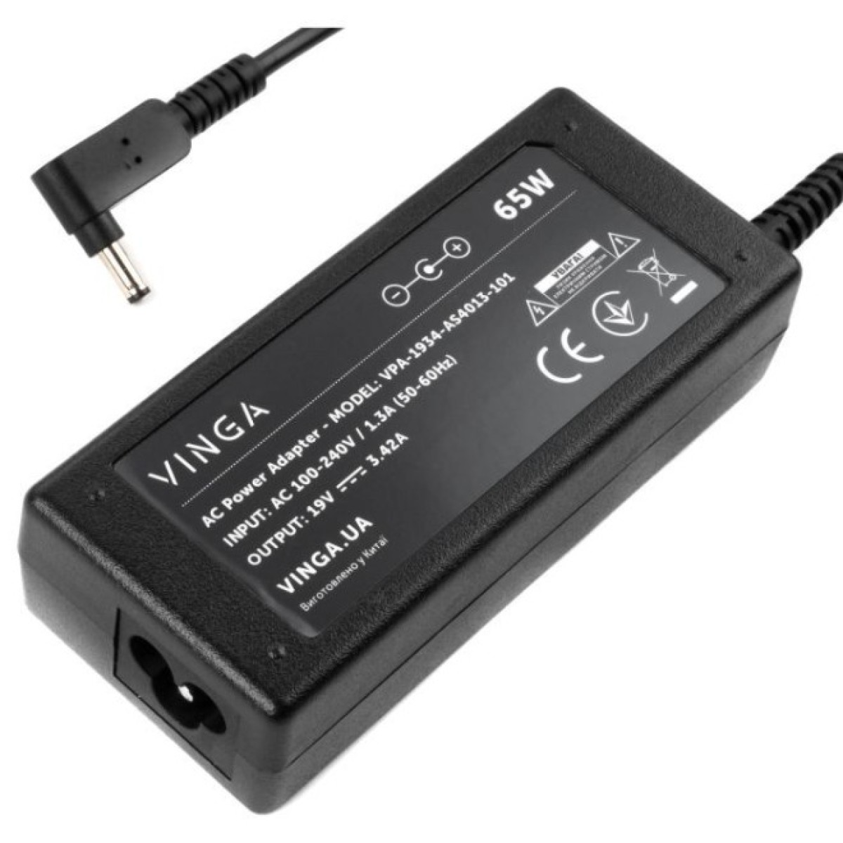 Блок питания к ноутбуку Vinga ASUS 65W 19V 3,42A 4.0 *1.35 (VPA-1934-AS4013-101) 98_98.jpg - фото 2