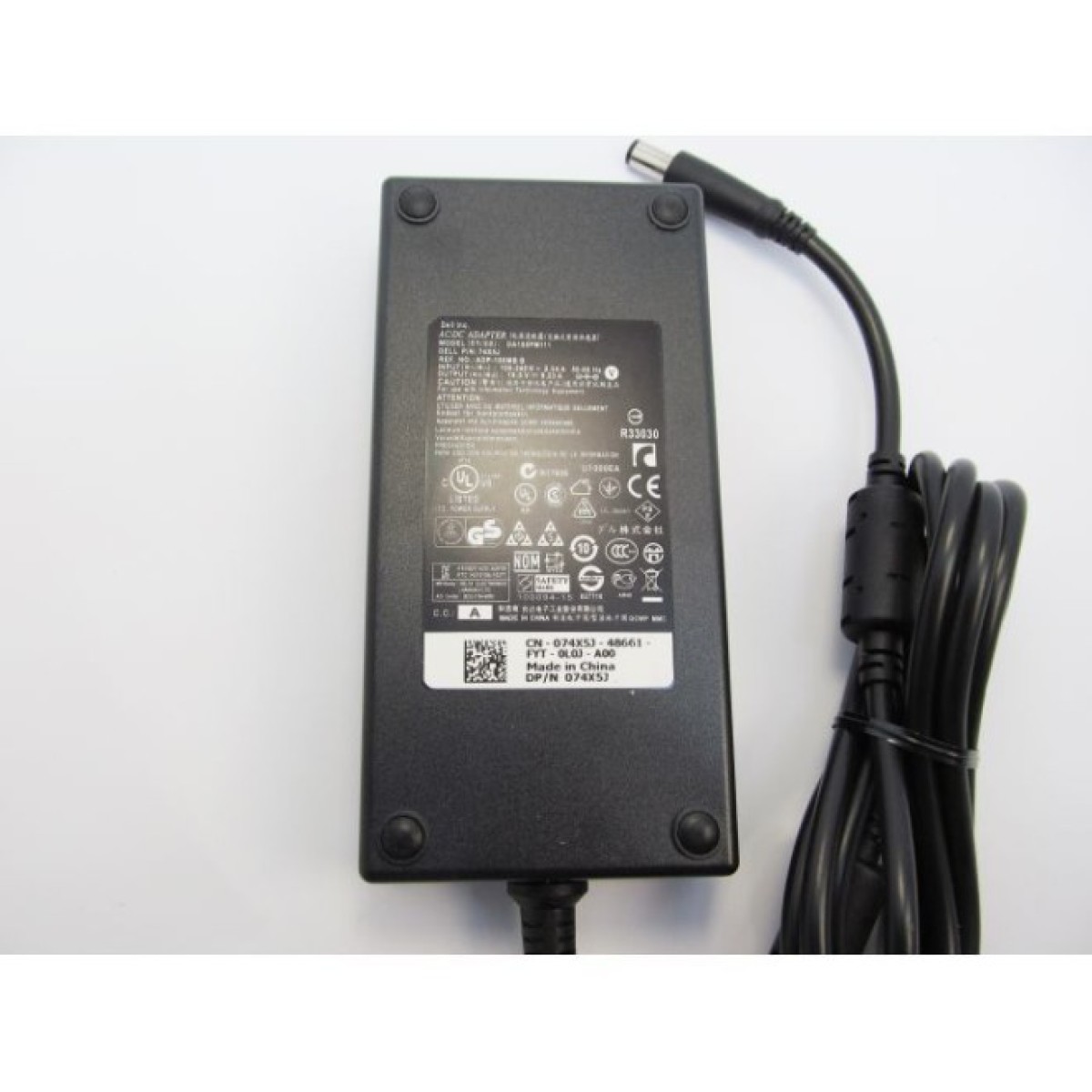 Блок живлення до ноутбуку Dell 180W 19.5V 9.23A роз'єм 7.4/5.0(pin inside) (DA180PM111 / A40252) 98_98.jpg - фото 2