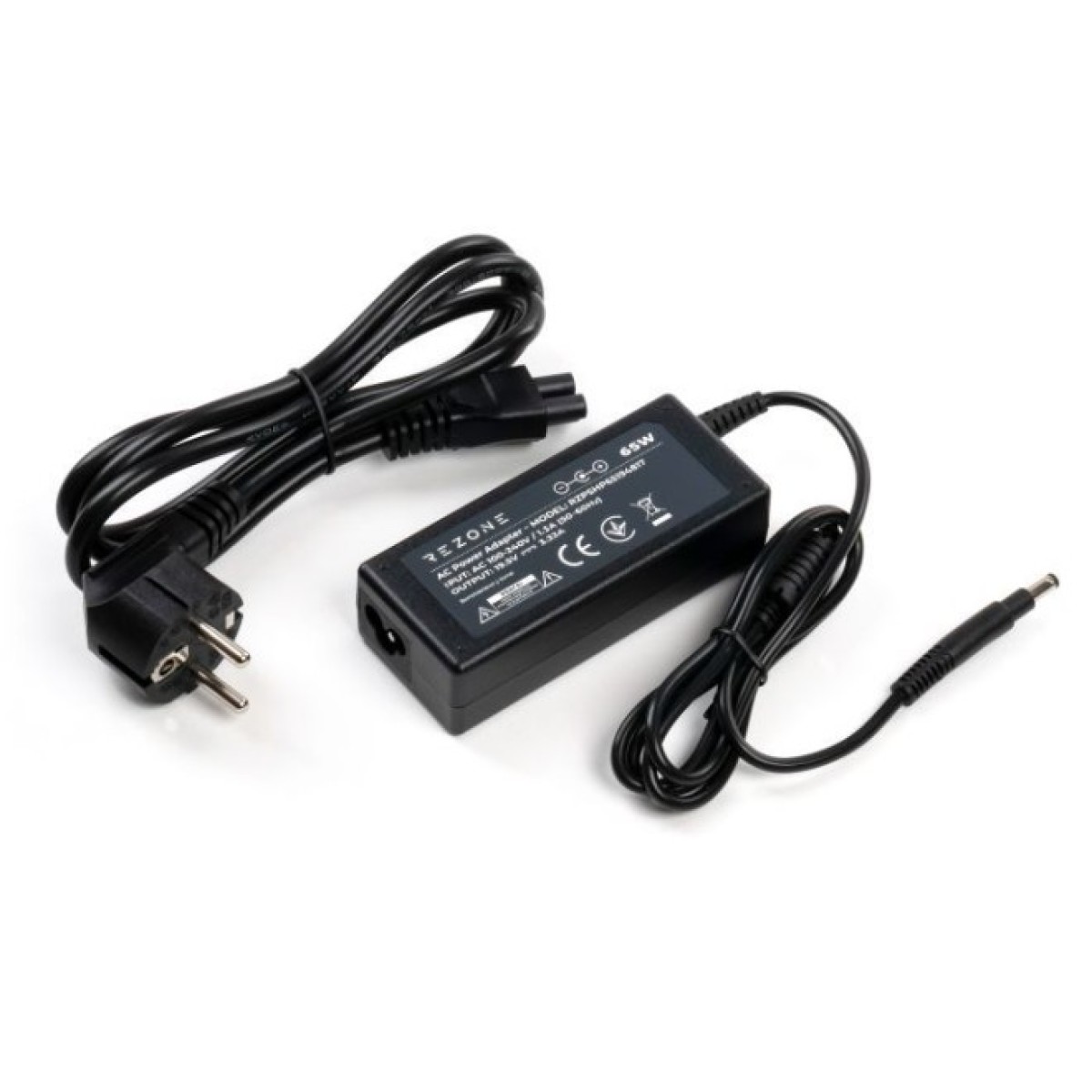 Блок живлення до ноутбуку Rezone HP 65W 19.5V 3.33А 4.8*1.7 long (RZPSHP65194817) 98_98.jpg - фото 2