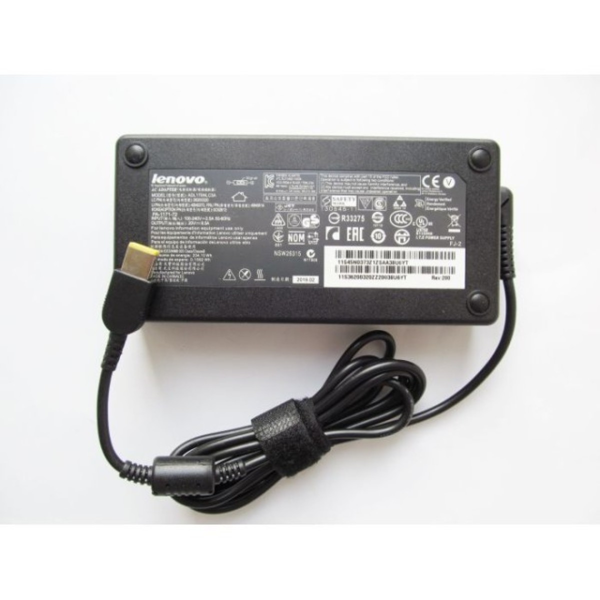 Блок питания к ноутбуку Lenovo 170W 20V, 8.50A, Rectangular Connector (pin inside) Slim (A40274) 256_256.jpg