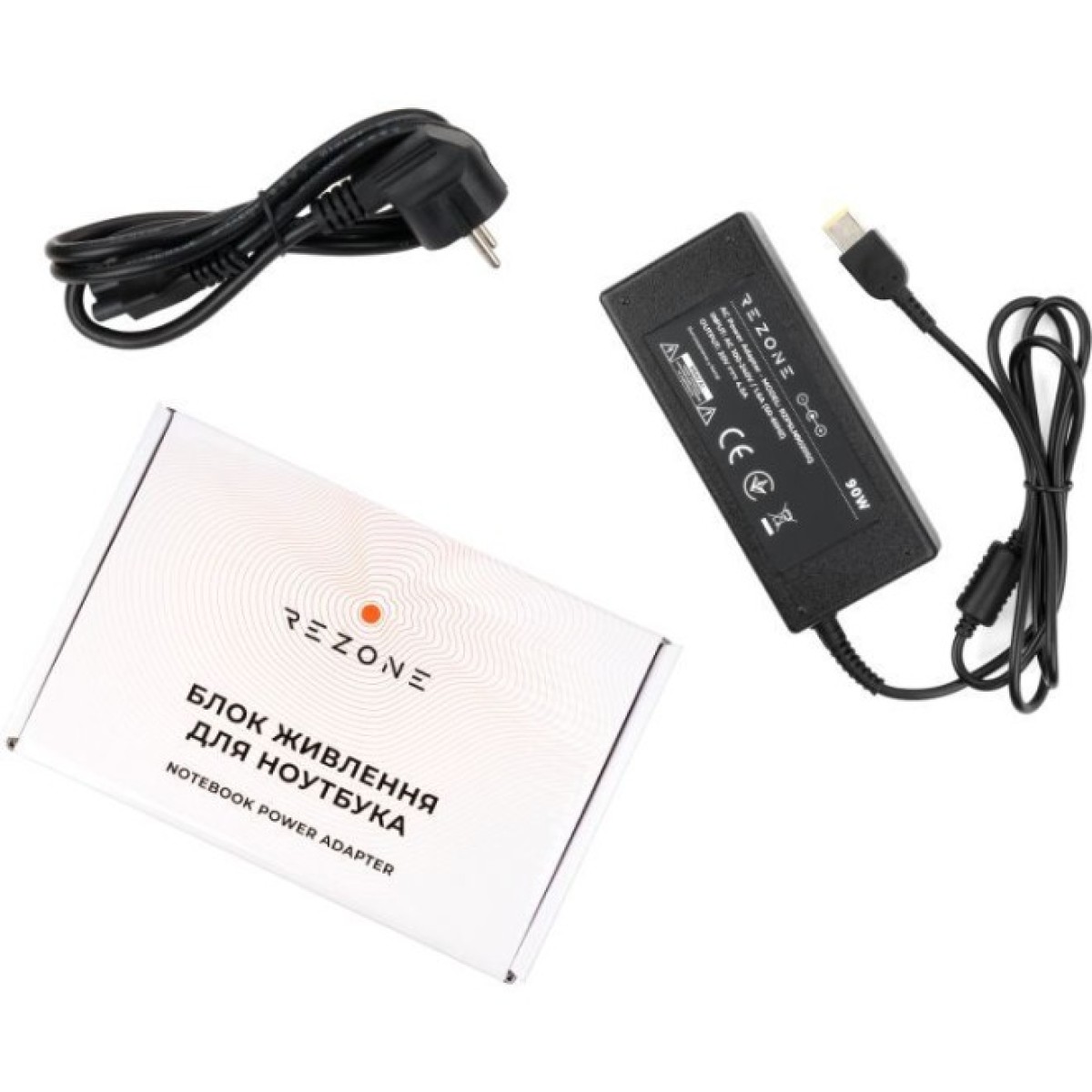 Блок живлення до ноутбуку Rezone Lenovo 90W 20V 4.5A square (RZPSLN9020SQ) 256_256.jpg