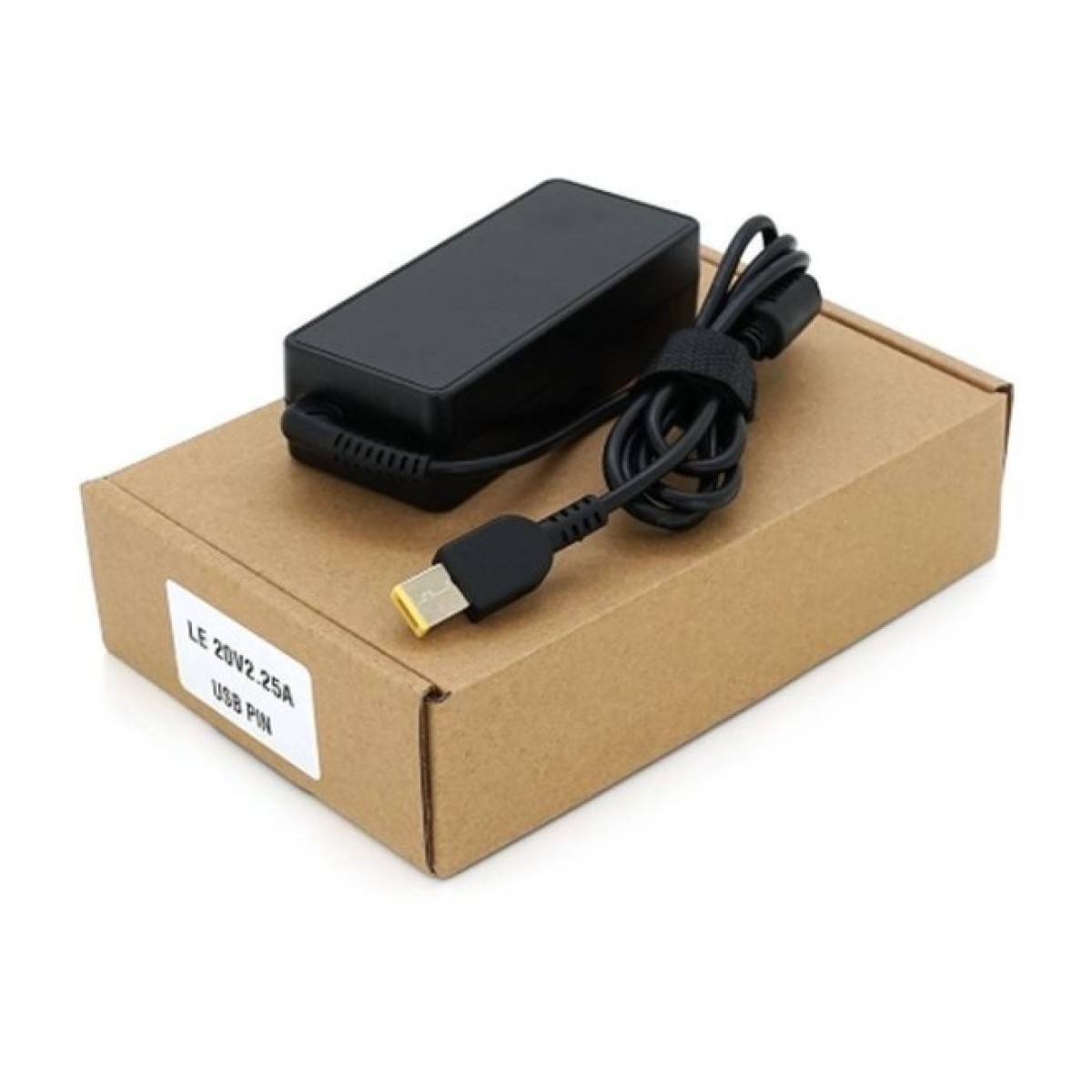 Блок питания к ноутбуку Merlion LENOVO 45W 20V 2.25A, прямоугольный (pin inside) (24064 / LLN45/20-FOR YOGA) 256_256.jpg