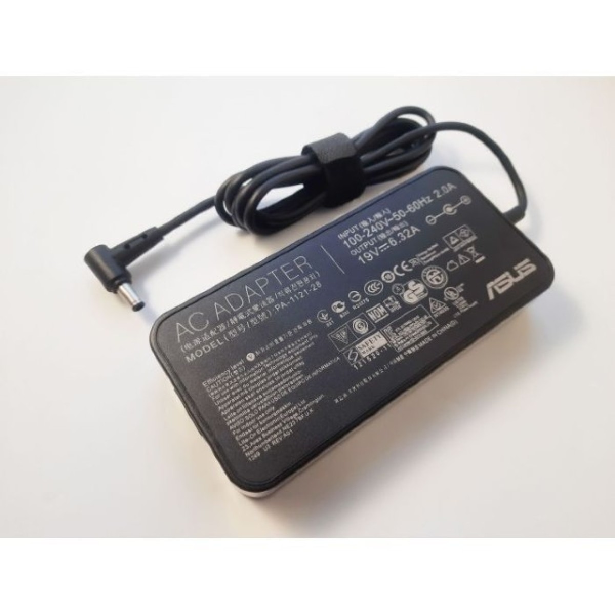 Блок питания к ноутбуку ASUS 120W 19V, 6.32A, разъем 6.0/3.7 (pin inside), Slim-корпус (PA-1121-28 / A40296) 98_98.jpg - фото 3