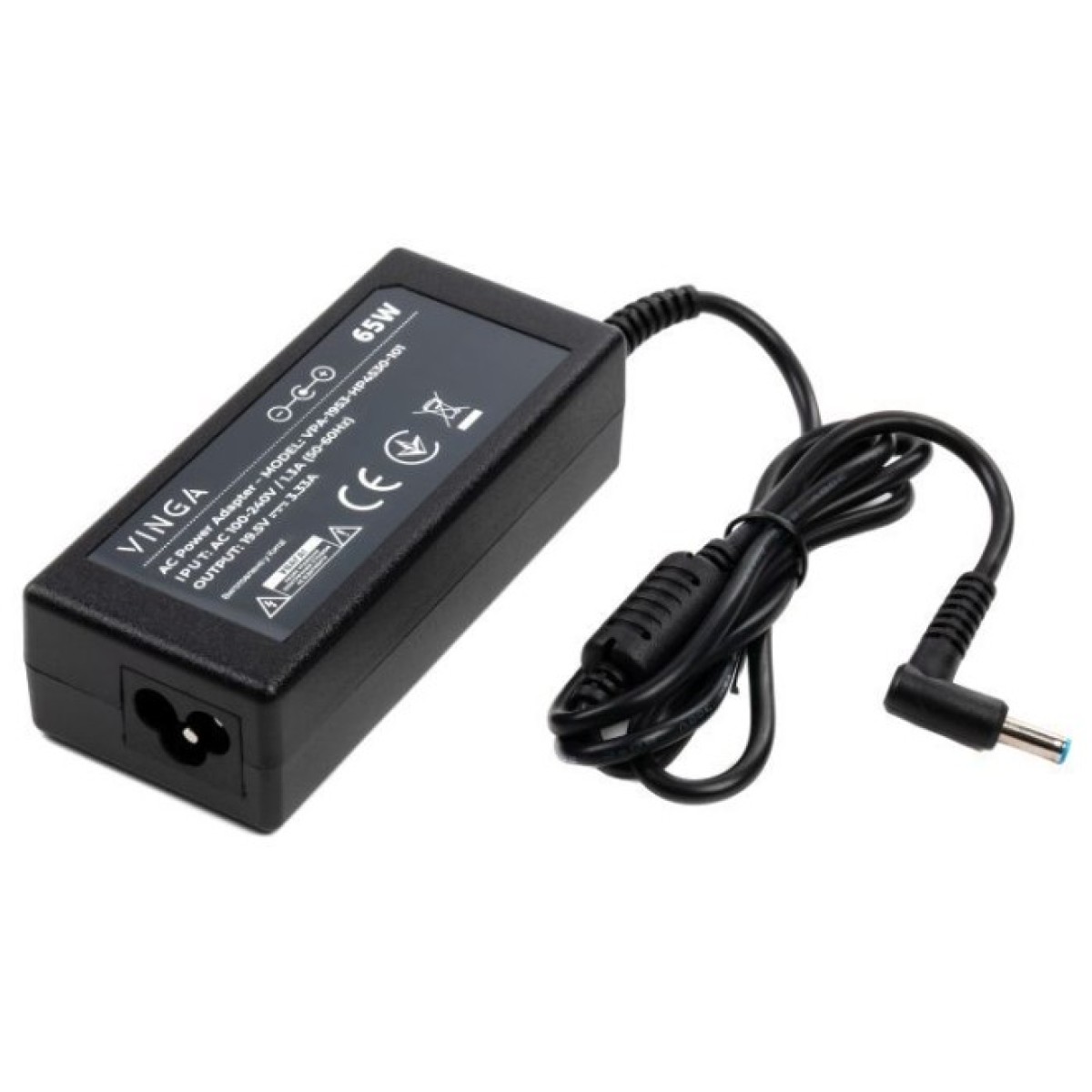Блок питания к ноутбуку Vinga HP 65W 19.5V 3.33А 4.5*3.0 (VPA-1953-HP4530-101) 256_256.jpg
