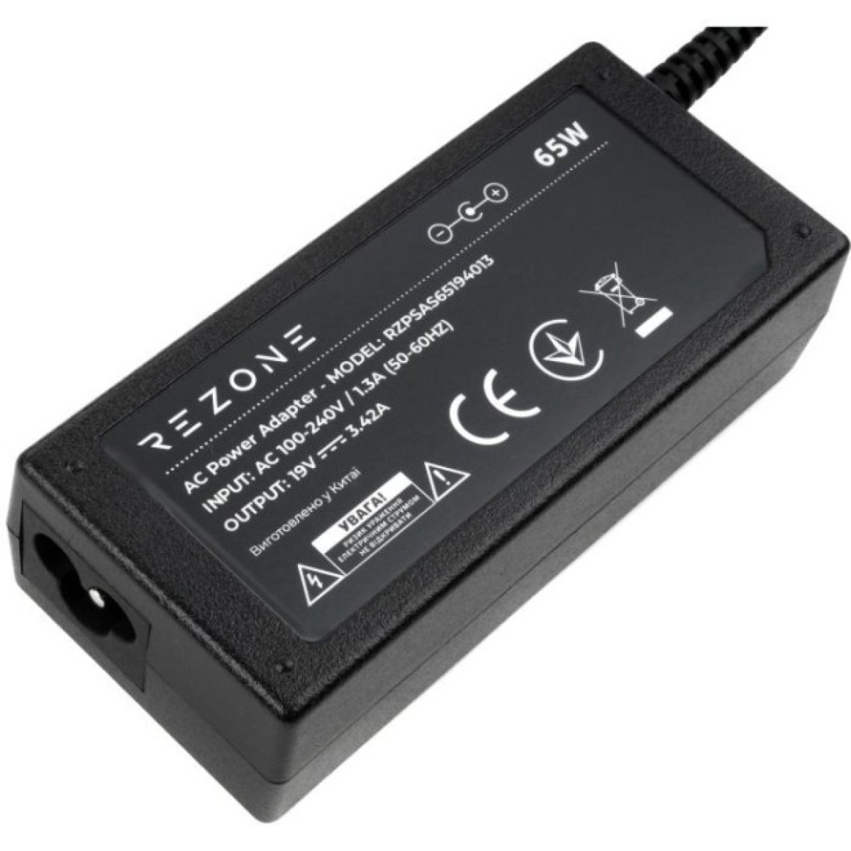 Блок питания к ноутбуку Rezone ASUS 65W 19V 3,42A 4.0 *1.35 (RZPSAS65194013) 98_98.jpg - фото 4