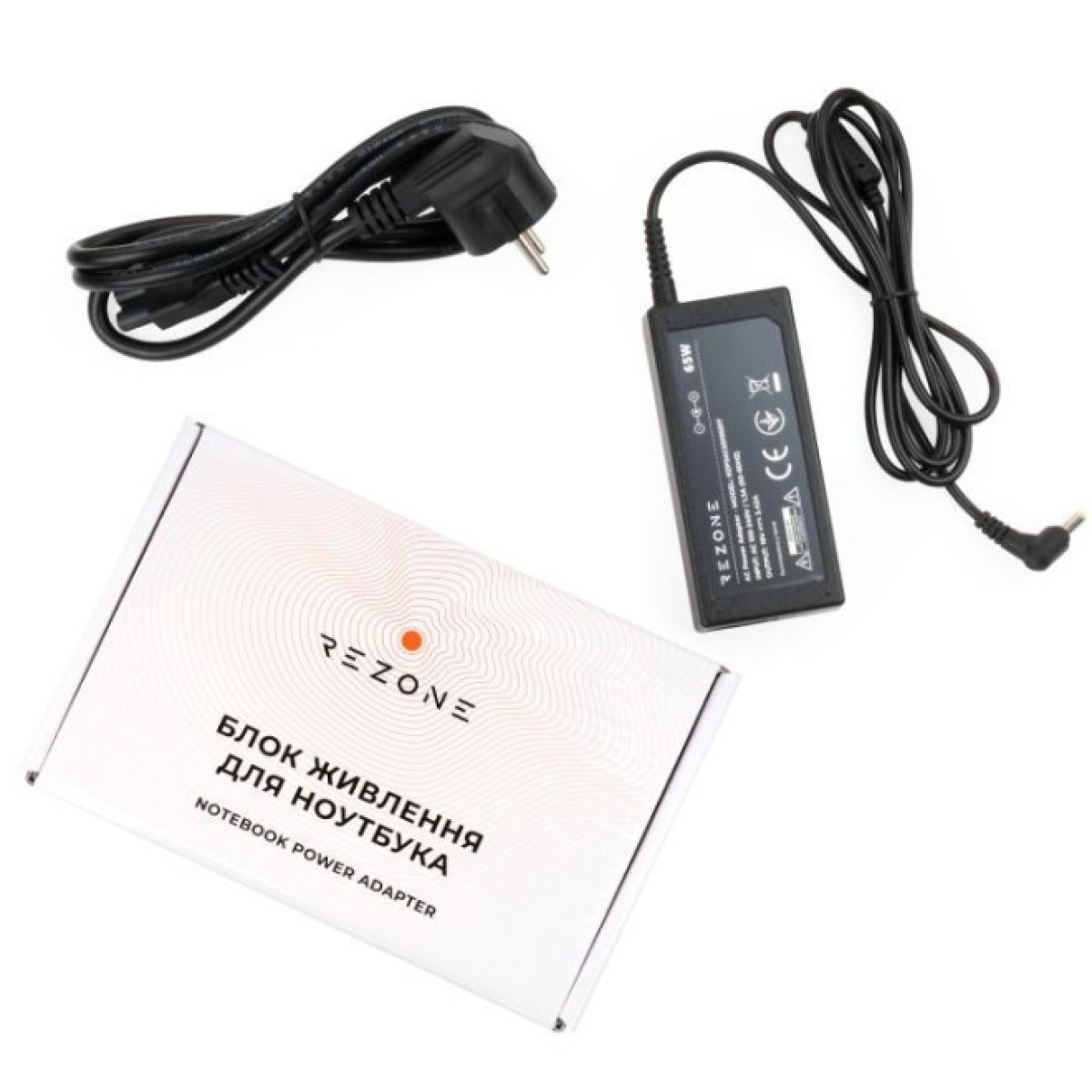 Блок живлення до ноутбуку Rezone ACER 65W 19V 3,42A 5.5*1.7 (RZPSAC65195517) 256_256.jpg