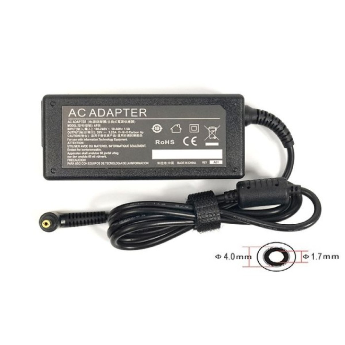 Блок питания к ноутбуку PowerPlant IBM/LENOVO 220V, 20V 65W 3.25A (4.0*1.7) (IB65H4017) 256_256.jpg