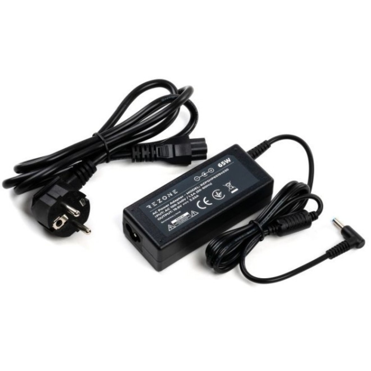 Блок живлення до ноутбуку Rezone HP 65W 19.5V 3.33А 4.5*3.0 (RZPSHP65194530) 98_98.jpg - фото 2