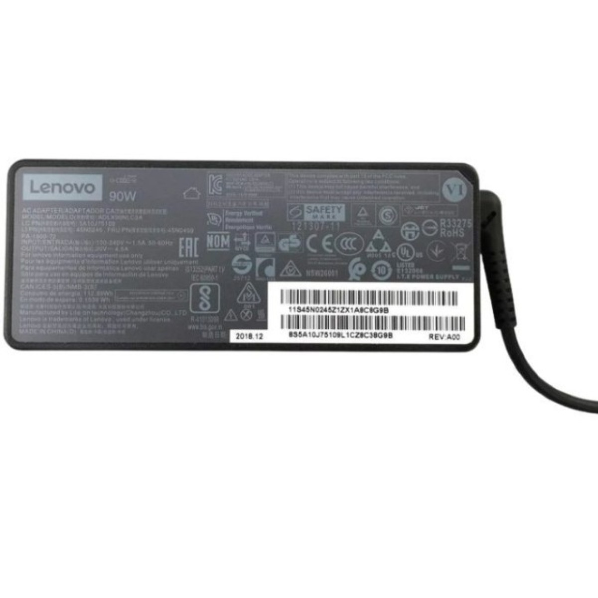 Блок питания к ноутбуку Lenovo 90W 20V, 4.5A, разъем 5.5/2.5 (ADLX90NLC3A / A40382) 256_256.jpg