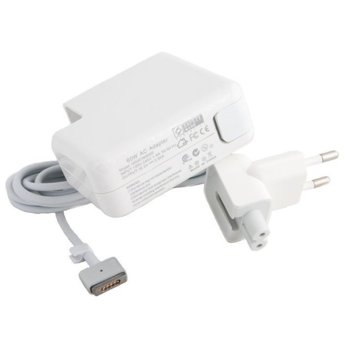 Блок питания к ноутбуку PowerPlant APPLE 220V, 60W, 16.5V, 3.65A (MagSafe 2) (AP60KMAG2) 256_256.jpg