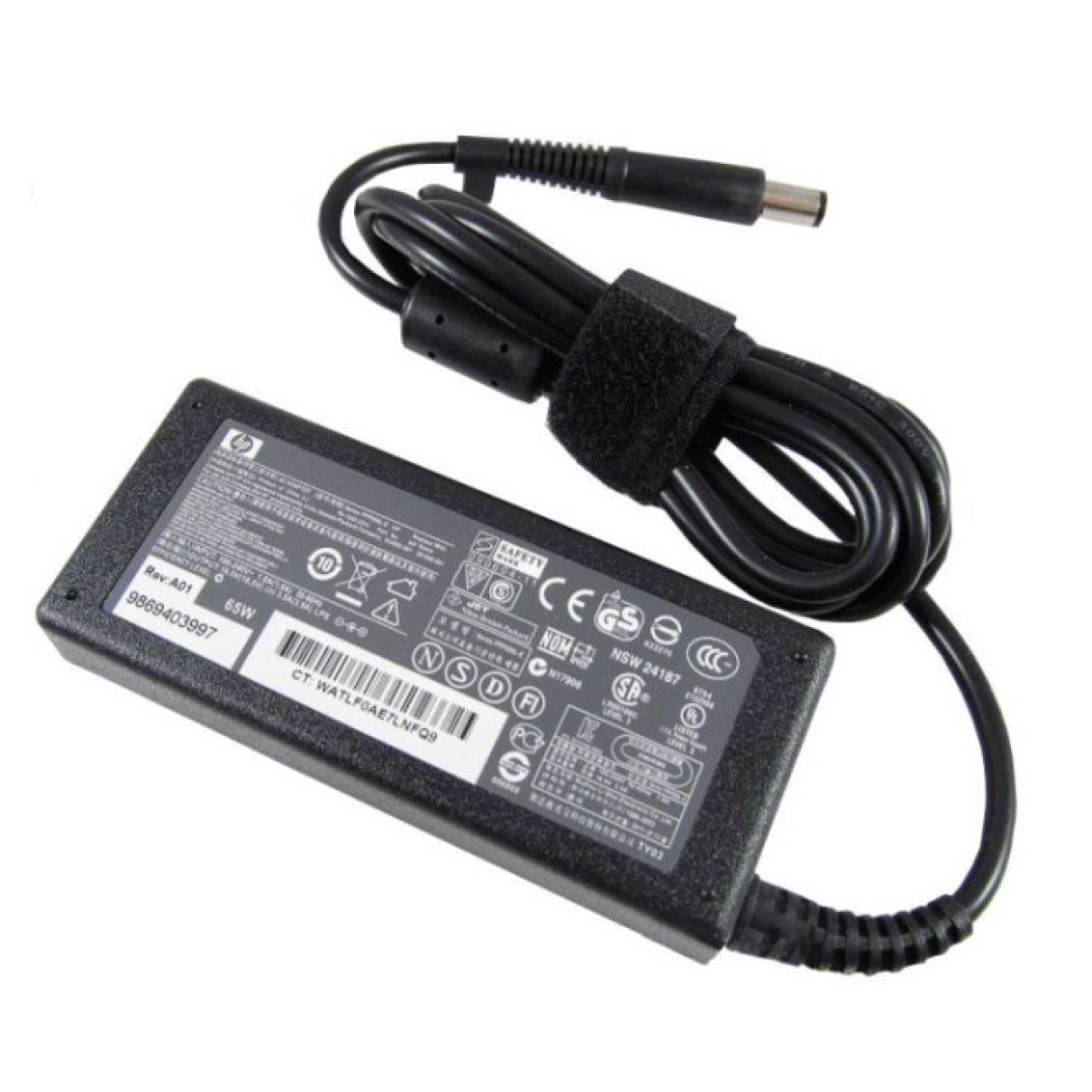 Блок живлення до ноутбуку HP 65W 18.5V 3.5A роз'єм 7.4/5.1(pin inside) (ED494AA / PPP09L-Е / A40043) 256_256.jpg