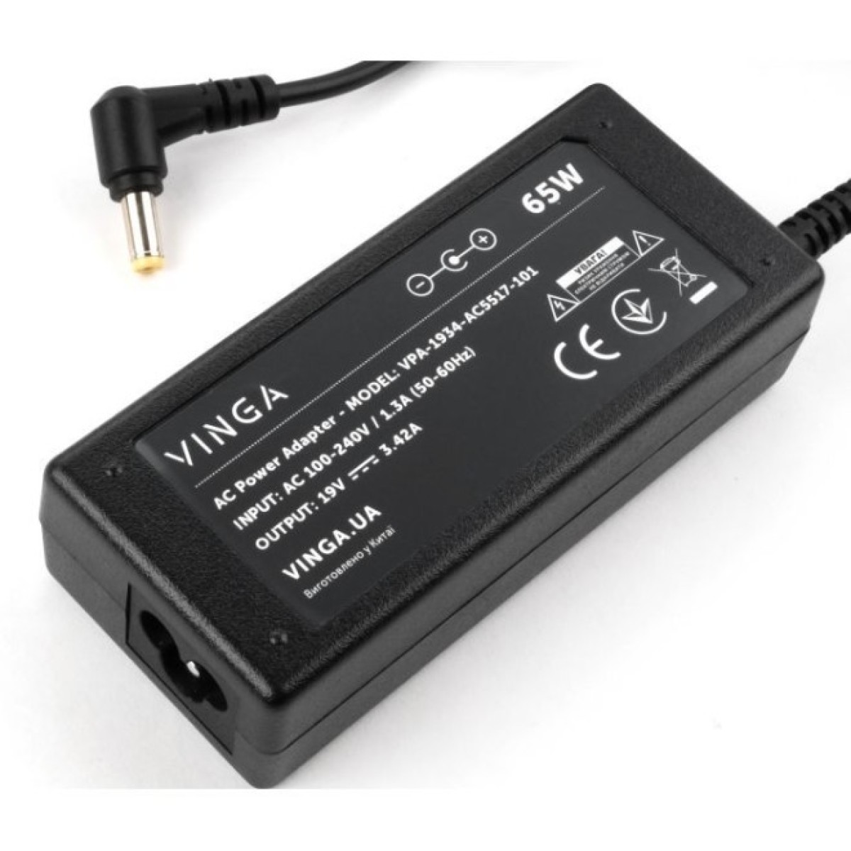 Блок питания к ноутбуку Vinga ACER 65W 19V 3.42A 5.5*1.7 (VPA-1934-AC5517-101) 98_98.jpg - фото 3