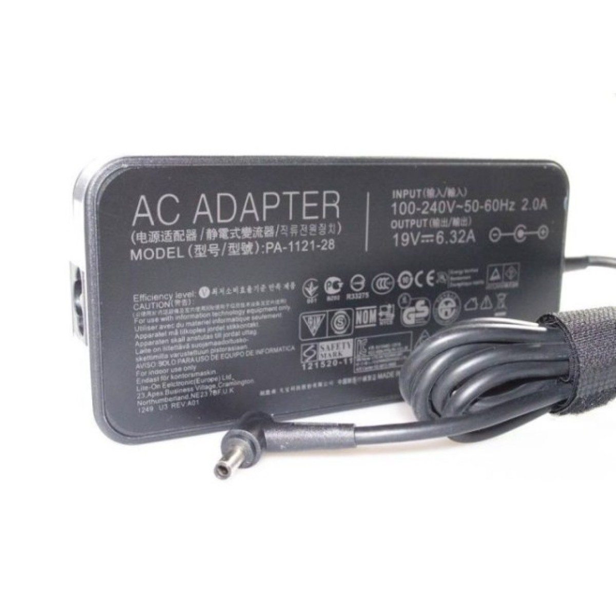 Блок питания к ноутбуку ASUS 120W 19V, 6.32A, разъем 4.5/3.0 (PA-1121-28 A15-120P1A / A40161) 256_256.jpg