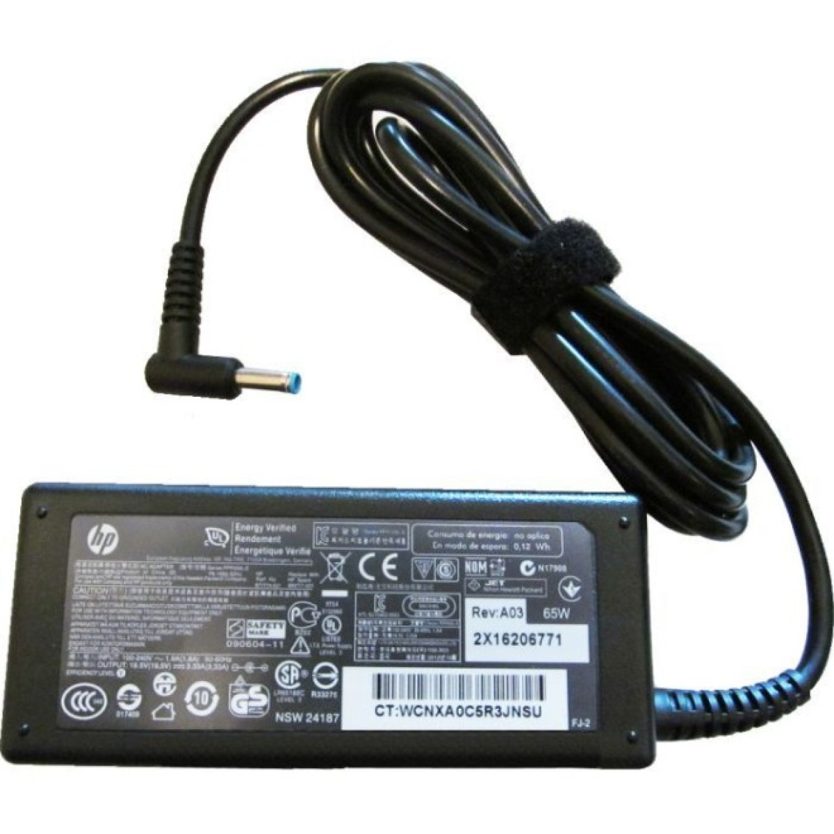 Блок живлення до ноутбуку HP 65W 19.5V 3.33A роз'єм 4.5/3.0(pin inside) (PPP09D-S / A40146) 256_256.jpg
