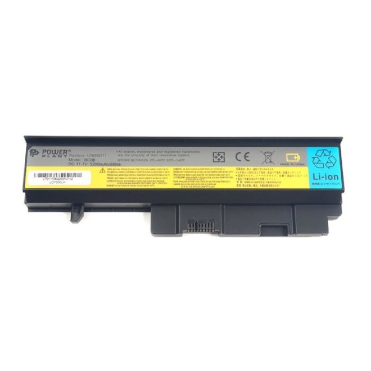 Акумулятор до ноутбука IBM/LENOVO Ideapad Y330 (LO8S6D11, LOY330LH) 11.1V 5200mAh PowerPlant (NB480371) 98_98.jpg - фото 1