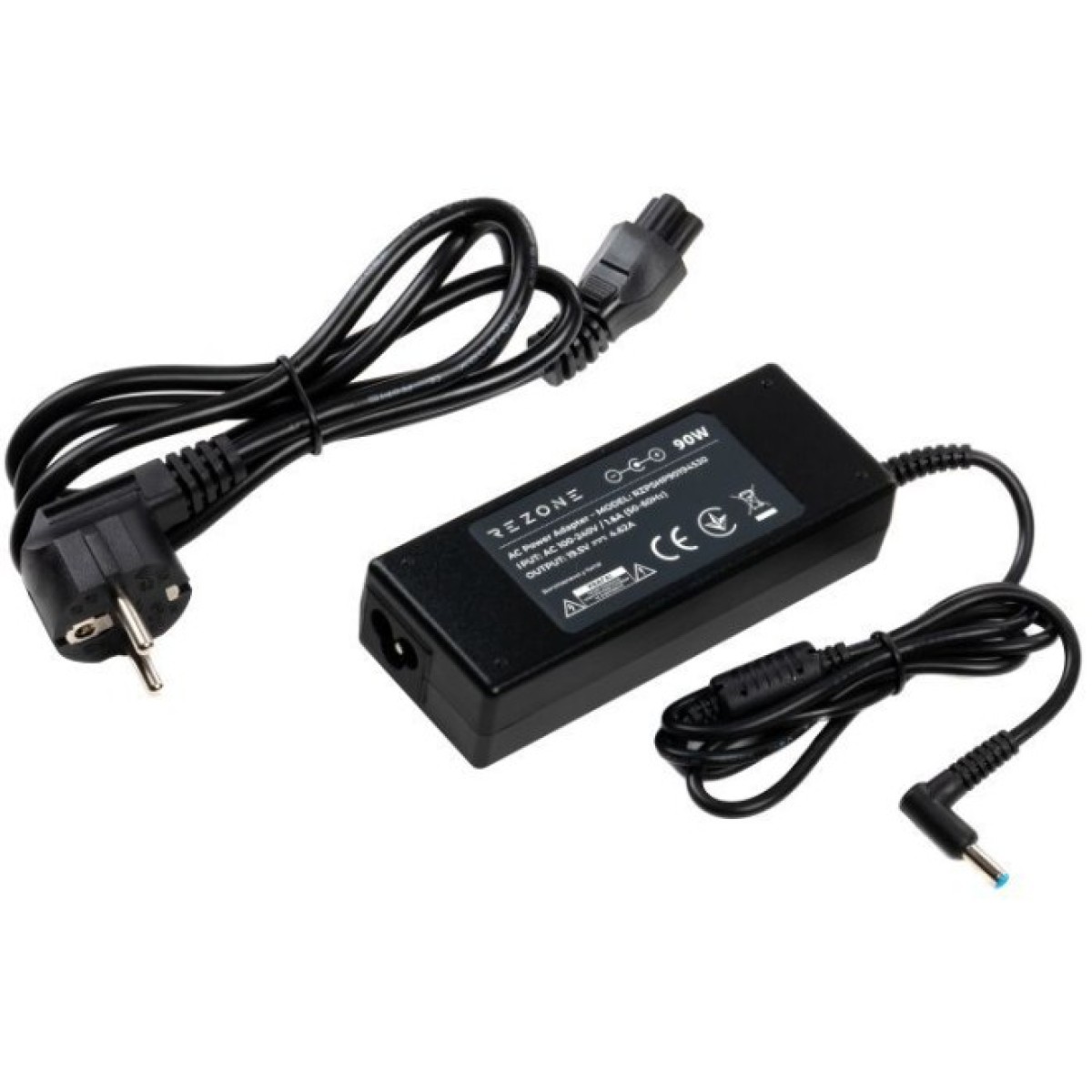 Блок живлення до ноутбуку Rezone HP 90W 19.5V 4.62А 4.5*3.0 (RZPSHP90194530) 98_98.jpg - фото 3