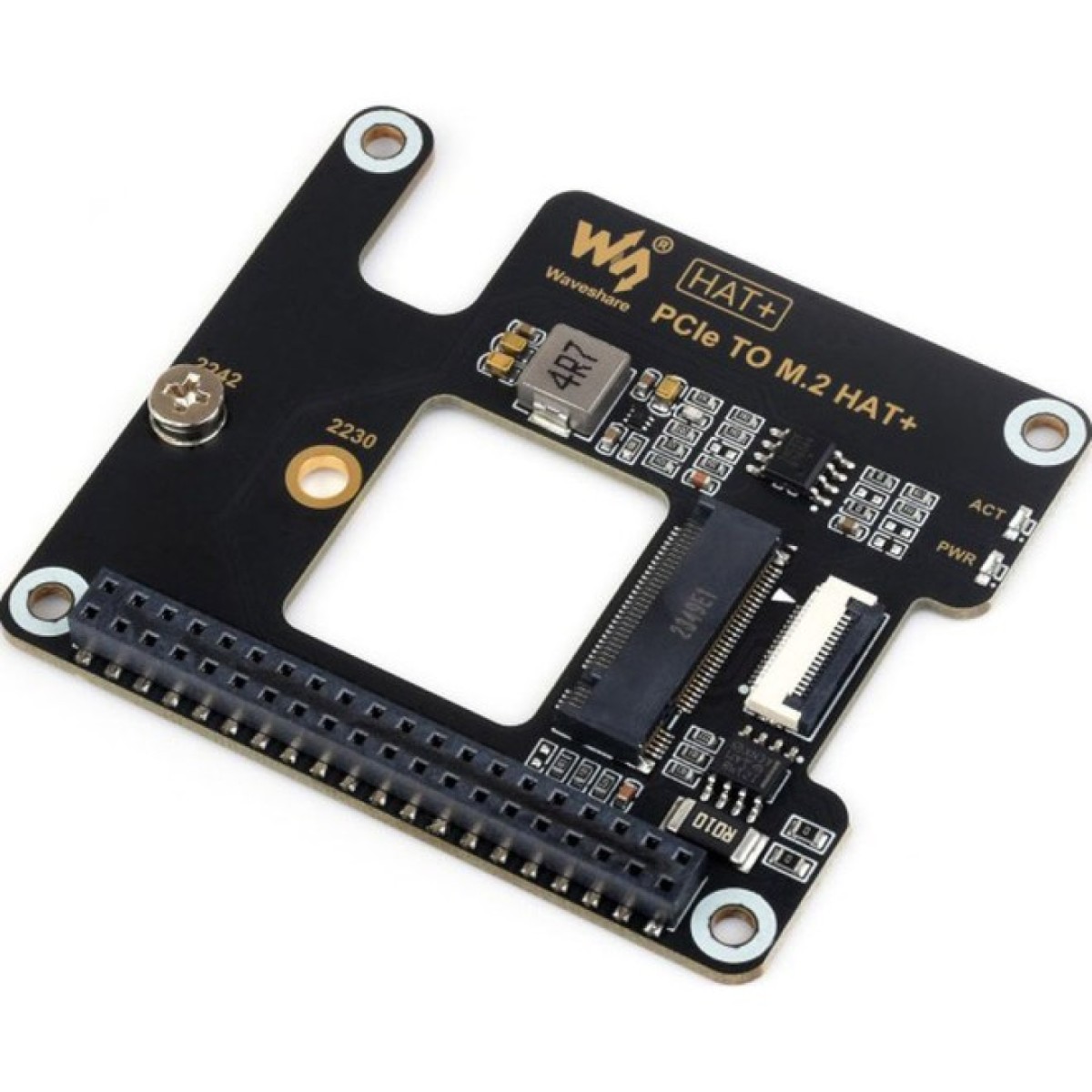 Плата расширения Waveshare для Raspberry Pi 5  PCIe to M.2 ( WAV-26583) 256_256.jpg