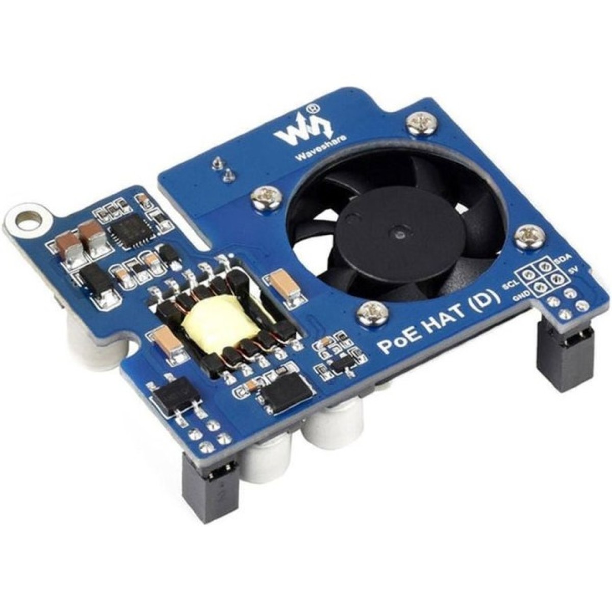 Плата расширения Waveshare PoE HAT (D) для Raspberry Pi 4 (WAV-19532) 256_256.jpg