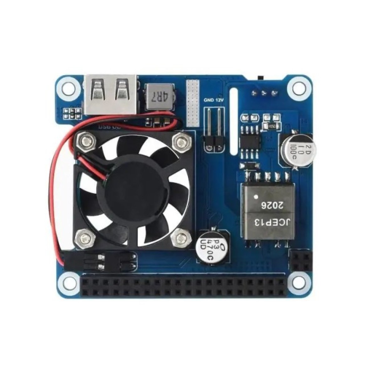 Плата расширения Waveshare PoE HAT для Raspberry Pi 4 (WAV-19445) 98_98.jpg - фото 4