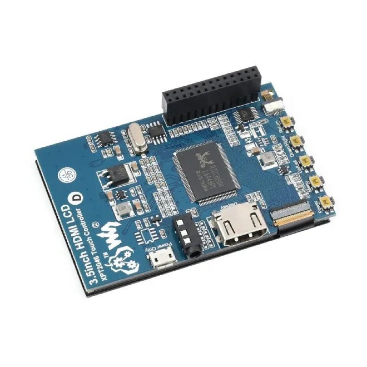 Сенсорний экран Waveshare 3.5" 480x320 IPS для Raspberry Pi (WAV-12287) 98_98.jpg - фото 3