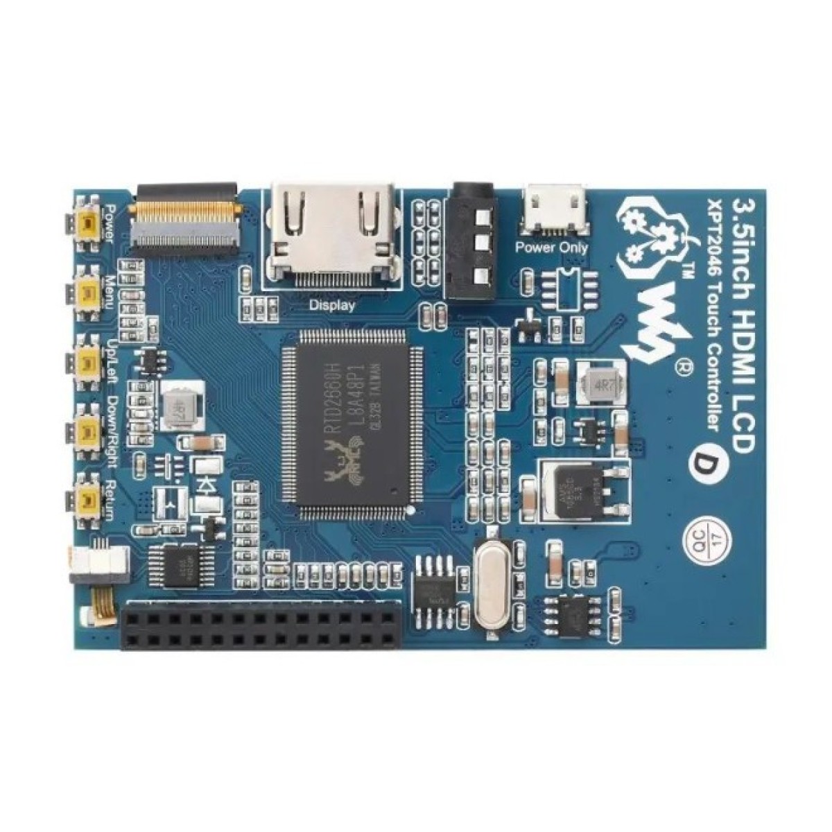 Сенсорний экран Waveshare 3.5" 480x320 IPS для Raspberry Pi (WAV-12287) 98_98.jpg - фото 4
