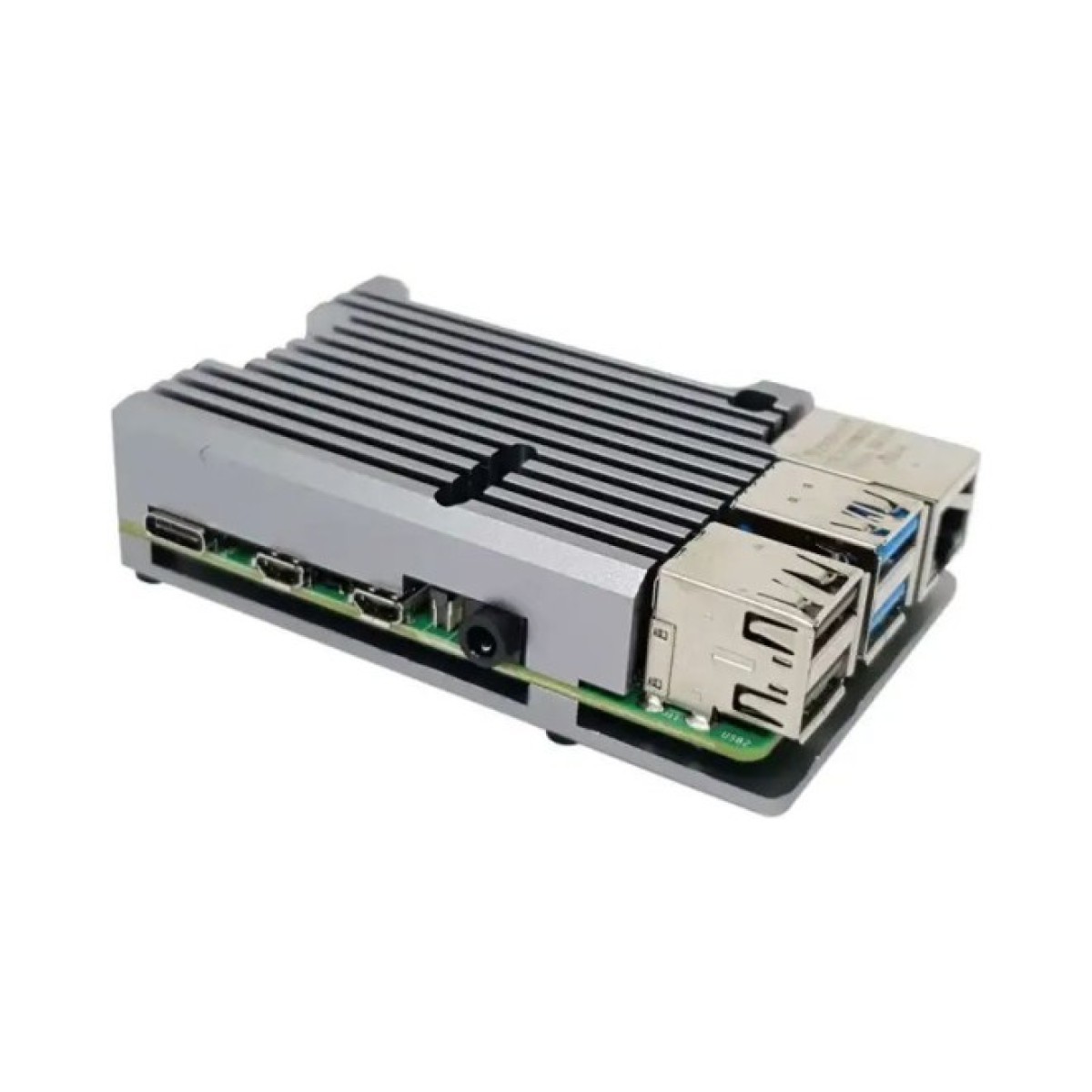 Корпус-радиатор для Raspberry Pi 4 алюминиевый серый (TPH-020) 256_256.jpg