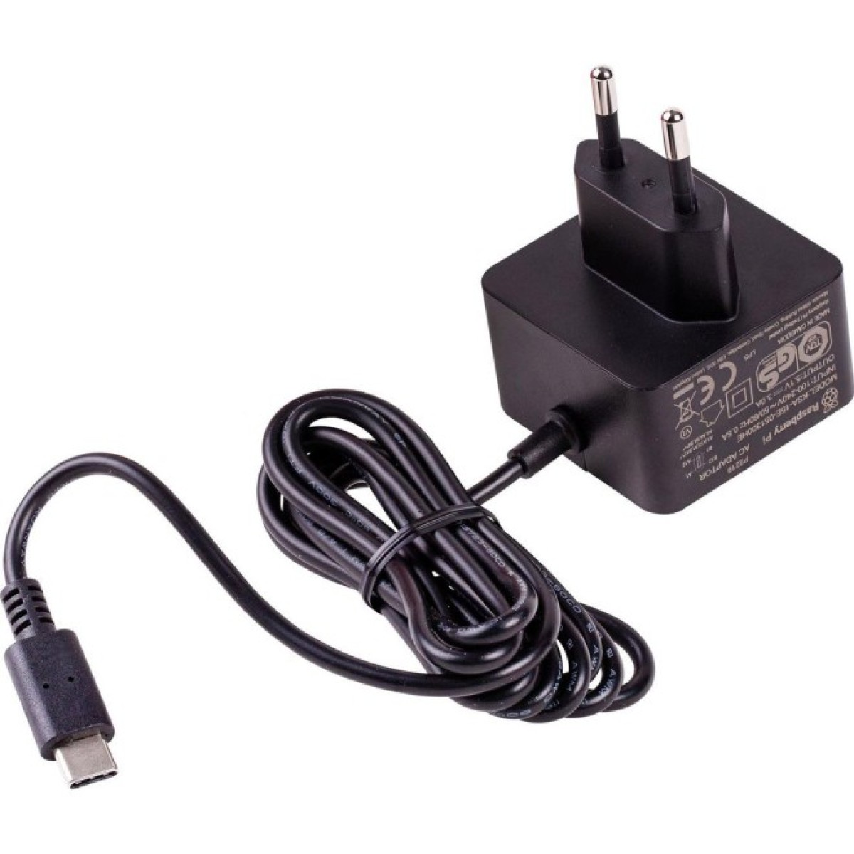 Блок живлення для Raspberry Pi 5В/3А USB-C чорний офіційний (SC0754) 98_98.jpg - фото 2