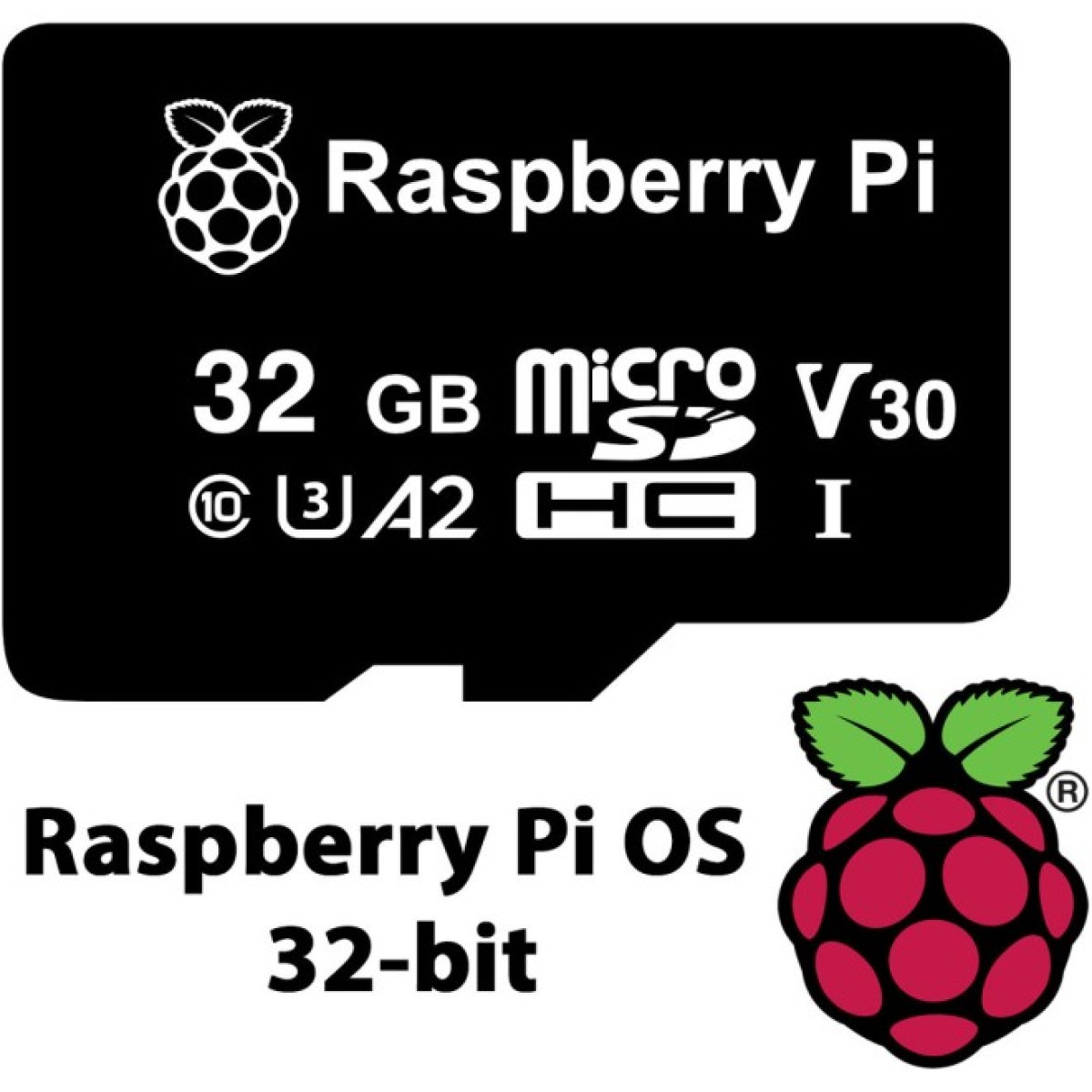 Карта пам'яті для Raspberry Pi MicroSD 32 ГБ, Pre-installed Raspberry Pi OS (SC0268) 256_256.jpg