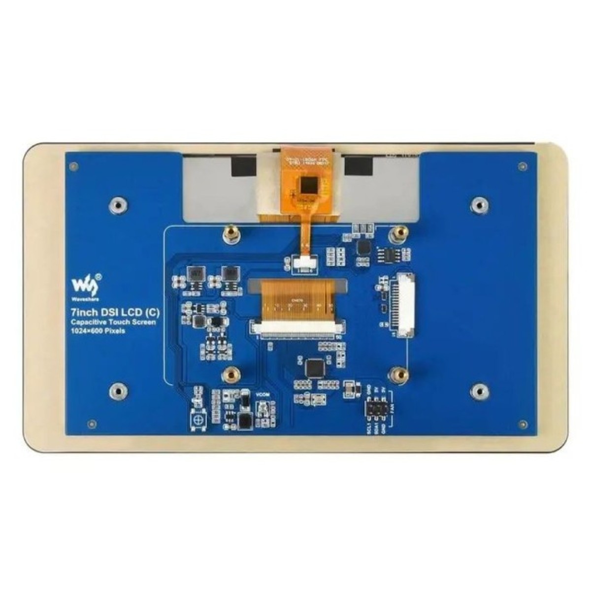 Экран Waveshare 7" 1024x600 LCD IPS Capacitive TS DSI для PI 3/PI 4 (RJ010) 98_98.jpg - фото 3