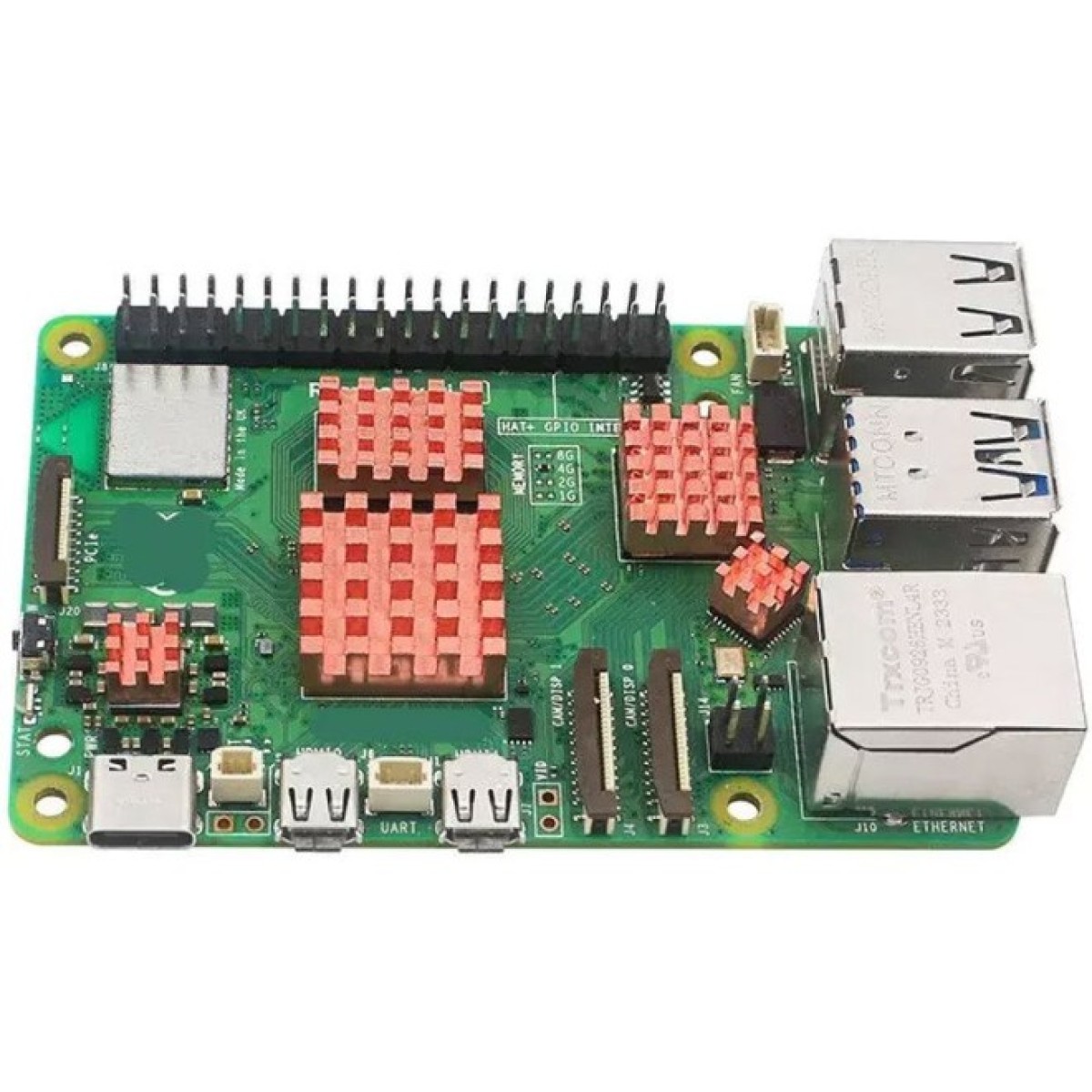 Комплект радіаторів для Raspberry Pi 5, 5 шт (RA805) 98_98.jpg - фото 2