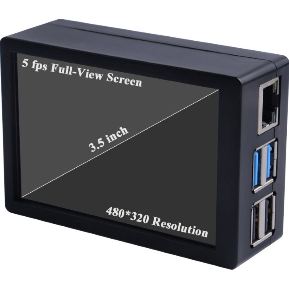 Корпус з екраном 3.5" 480×320 LCD  TFT Resistive TS SPI для Raspberry Pi 4B (K-0403) 98_98.jpg - фото 3