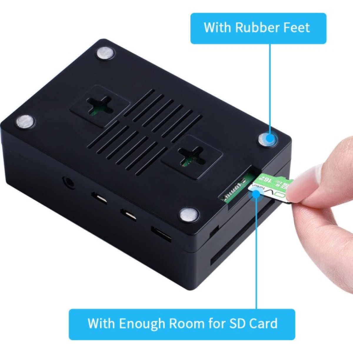 Корпус з екраном 3.5" 480×320 LCD  TFT Resistive TS SPI для Raspberry Pi 4B (K-0403) 98_98.jpg - фото 4