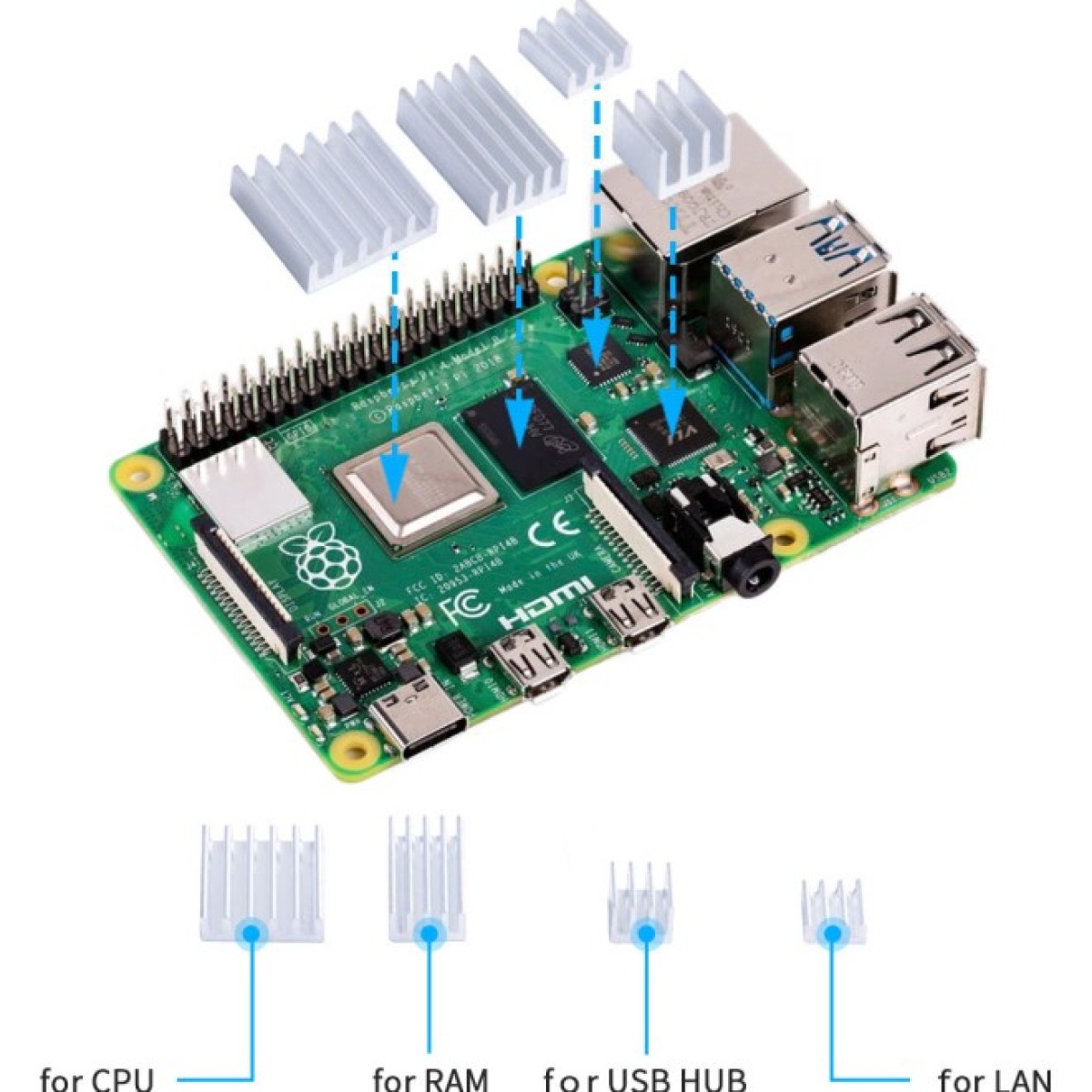 Корпус з екраном 3.5" 480×320 LCD  TFT Resistive TS SPI для Raspberry Pi 4B (K-0403) 98_98.jpg - фото 8
