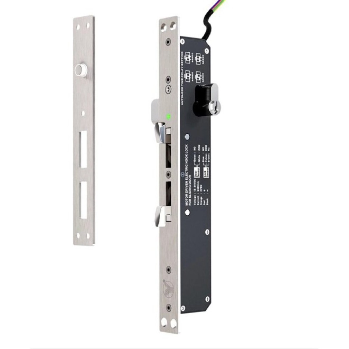 Електроригельний замок Yli Electronic YSD-240DMD(LED) врізний для системи контролю доступу 98_98.jpg - фото 4