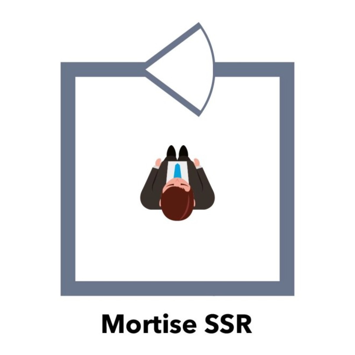 Ригельний замок ATIS Lock Mortise SS-R врізний для системи контролю доступу 98_98.jpg - фото 2