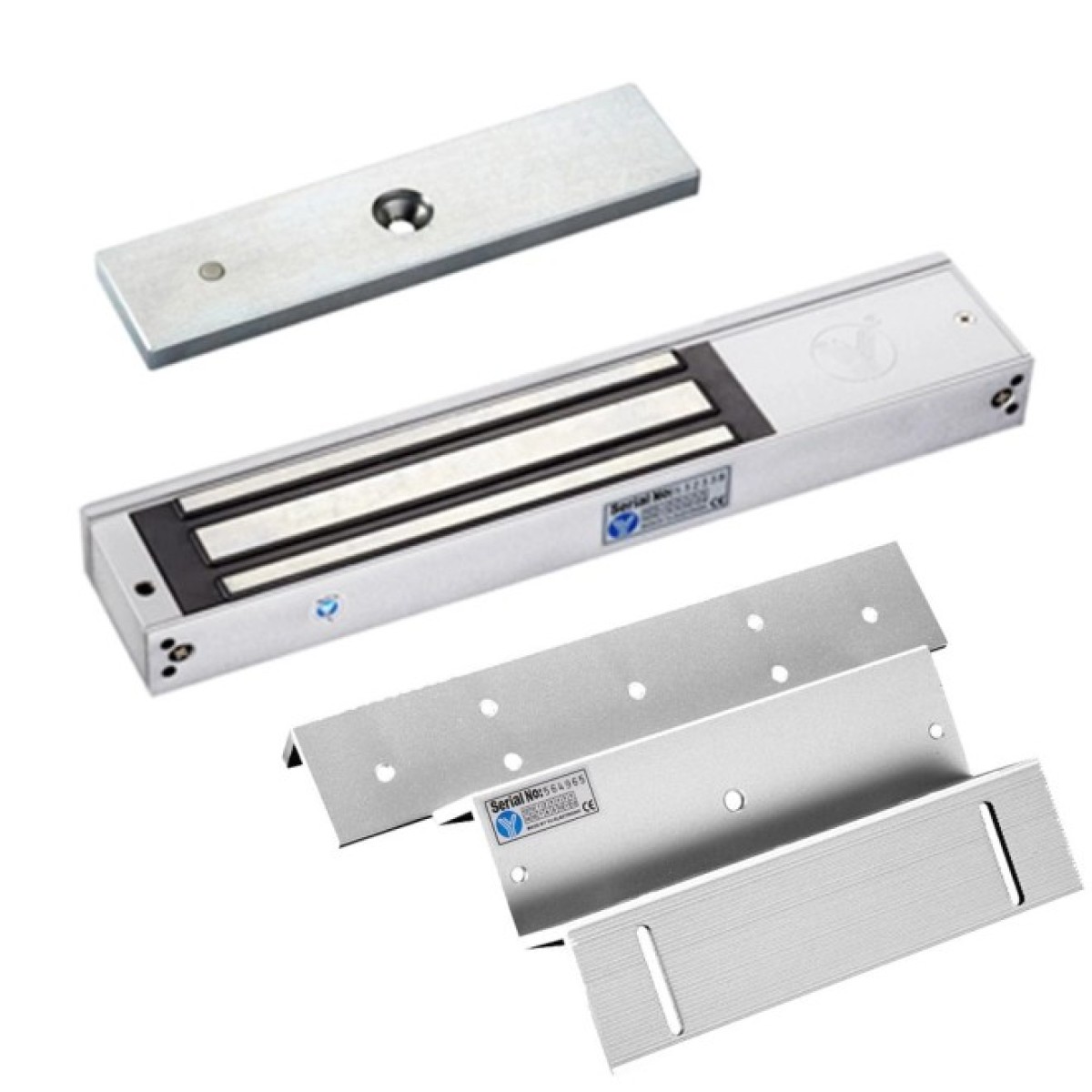 Электромагнитный замок Yli Electronic YM-350 с уголком монтажным Yli Electronic MBK-350ZL 256_256.jpg