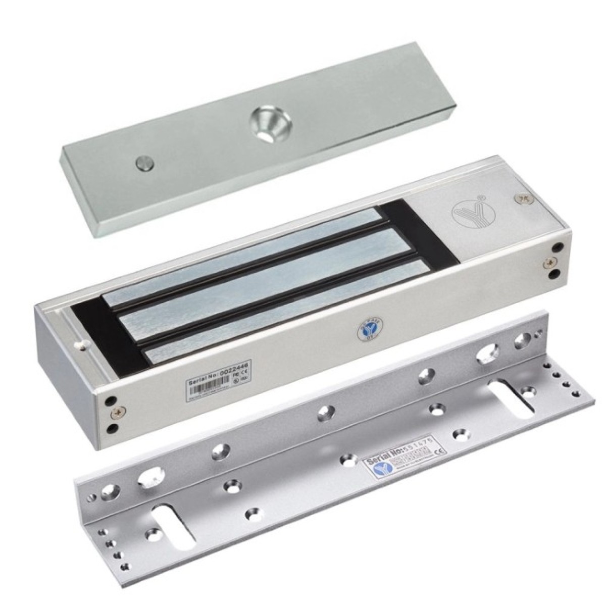 Электромагнитный замок Yli Electronic YM-500 с уголком монтажным Yli Electronic MBK-500L 256_256.jpg