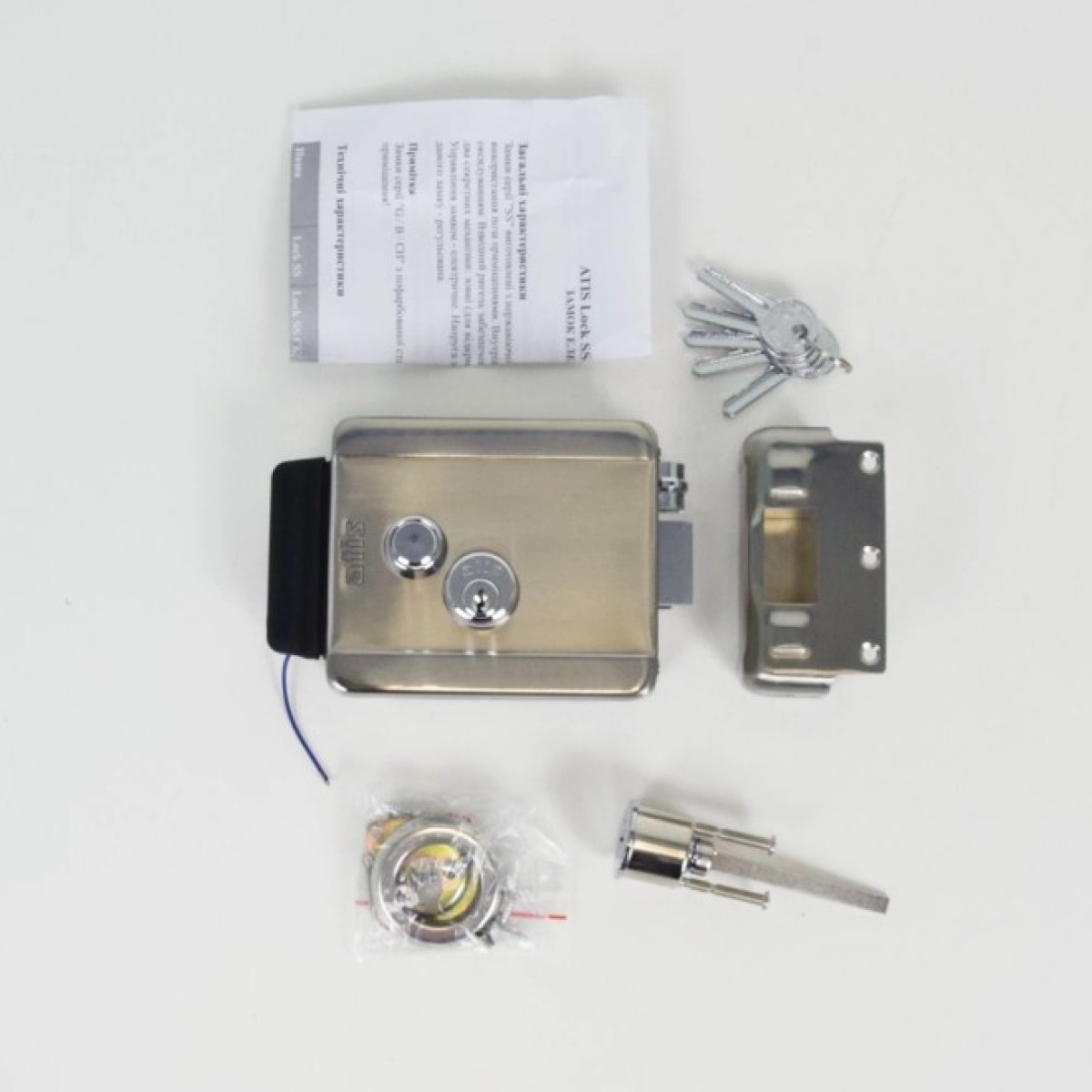 Электромеханический замок ATIS Lock SS из нержавеющей стали для контроля доступа 98_98.jpg - фото 7