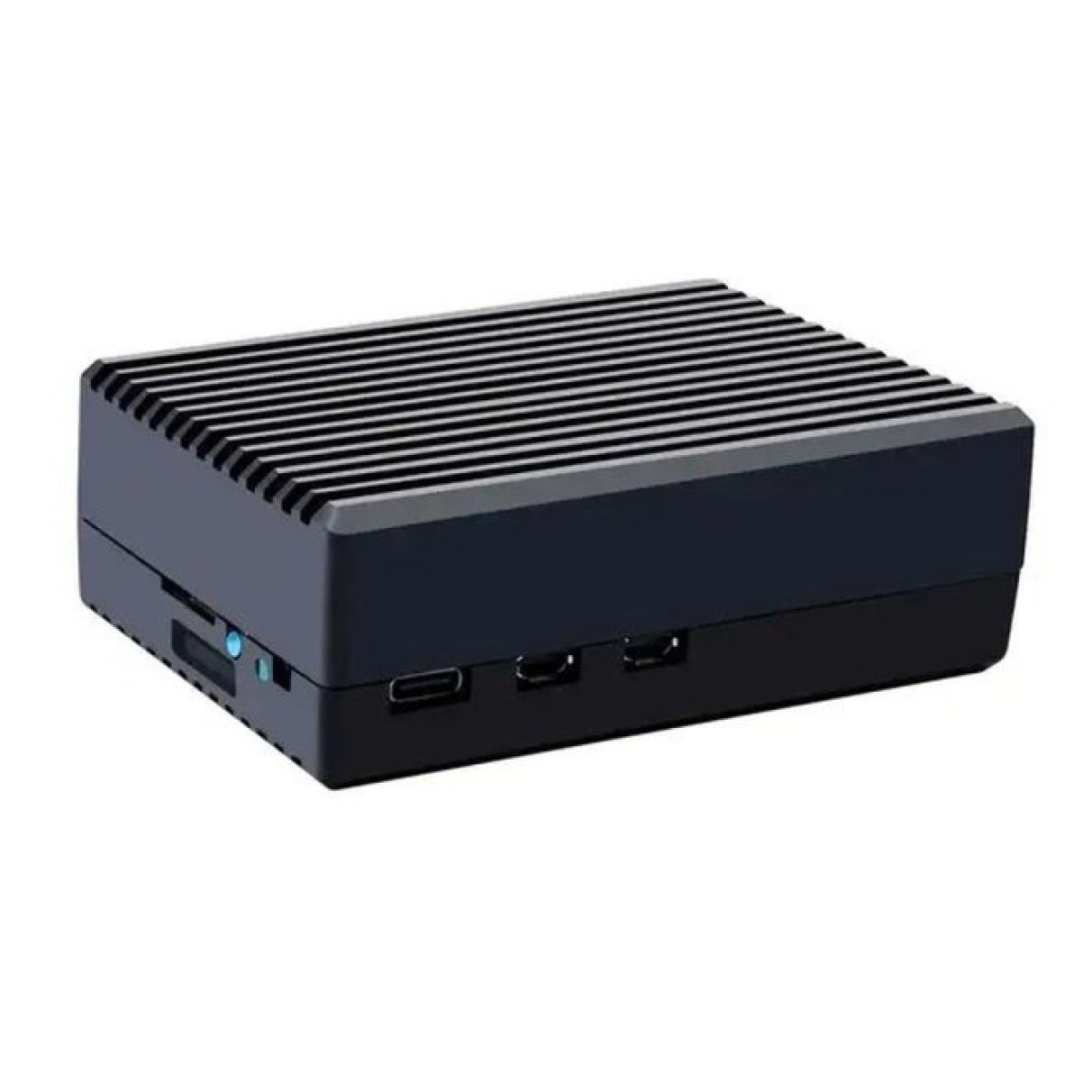 Корпус для Raspberry Pi 5 алюмінієвий чорний Passive Cooling (C-0050) 256_256.jpg